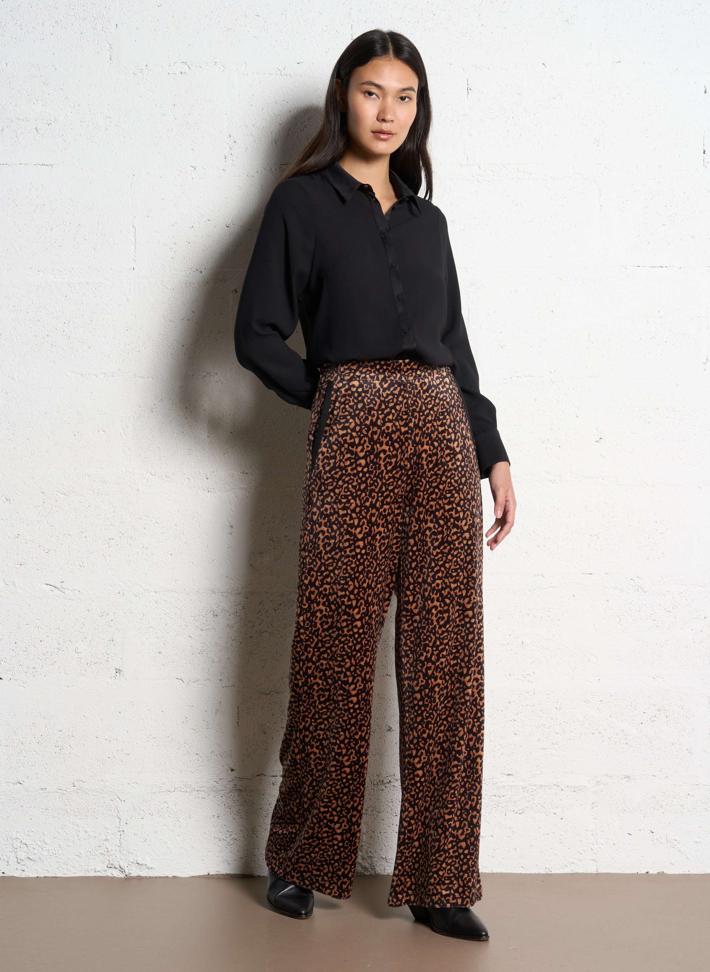 Rechte blouse ONE STEP Zwart