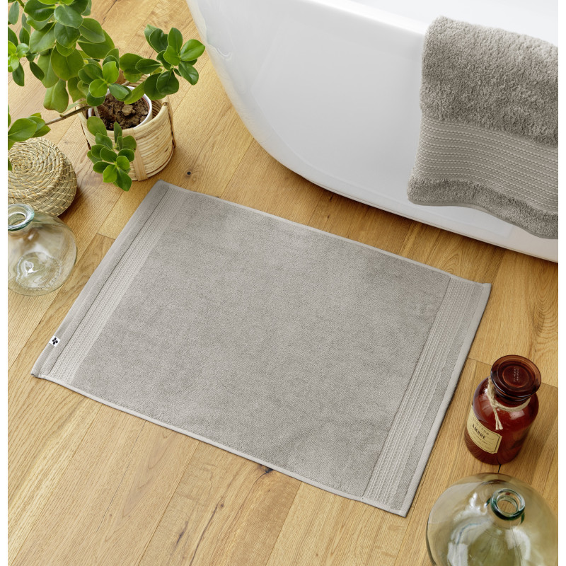 100% combed cotton bath mat L'EFFET PAPILLON