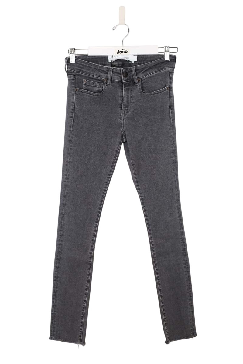 Cotton skinny jeans IRO - Seconde Main Grey