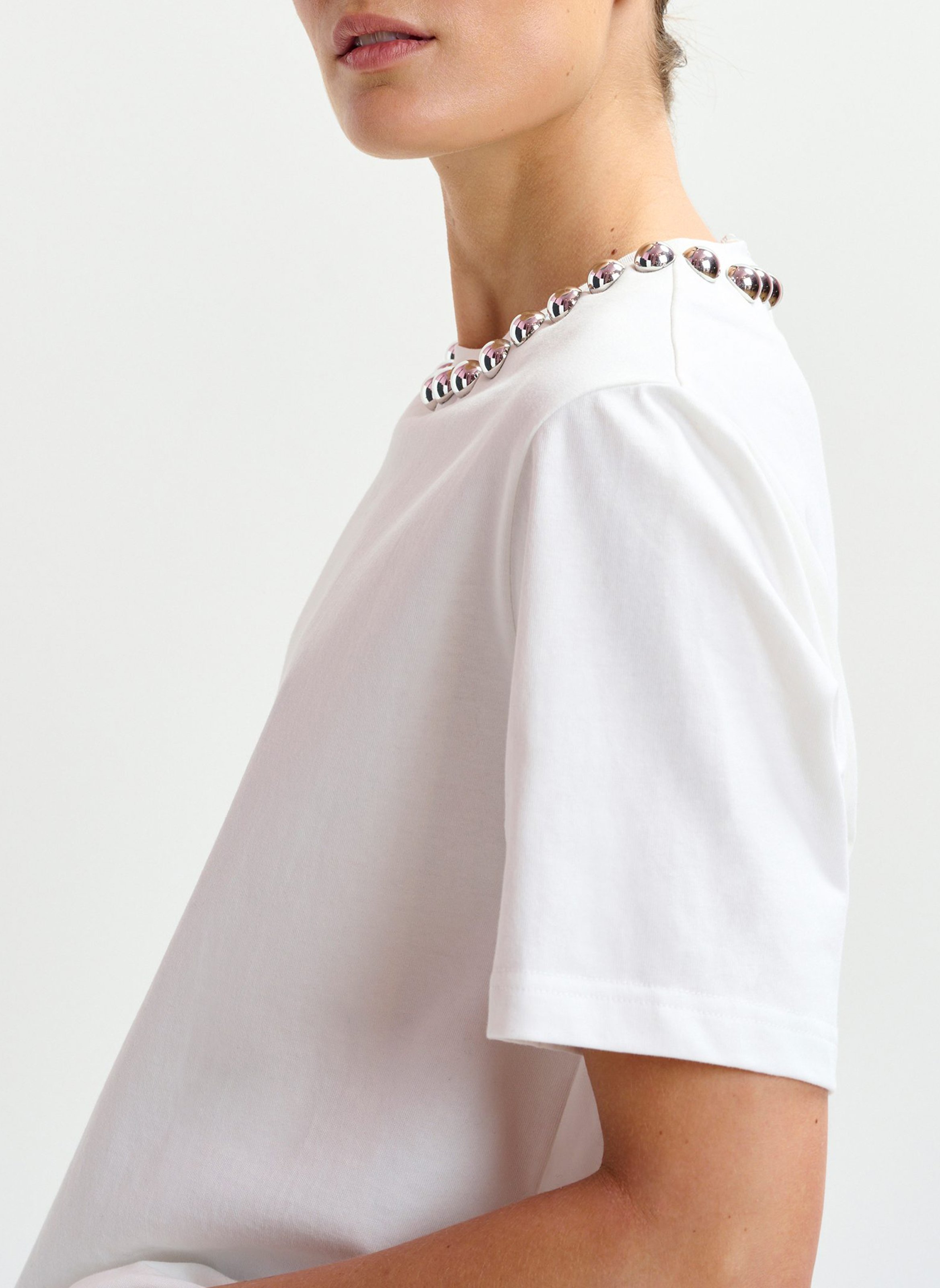 Top droit en coton ESSENTIEL ANTWERP Blanc