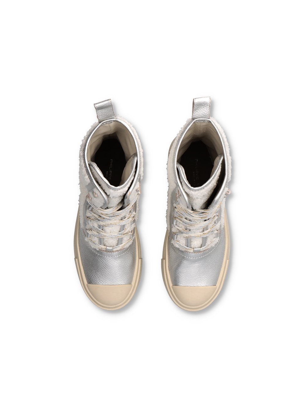 Sneakers Paris Haute Tennis PHILIPPE MODEL Silver
