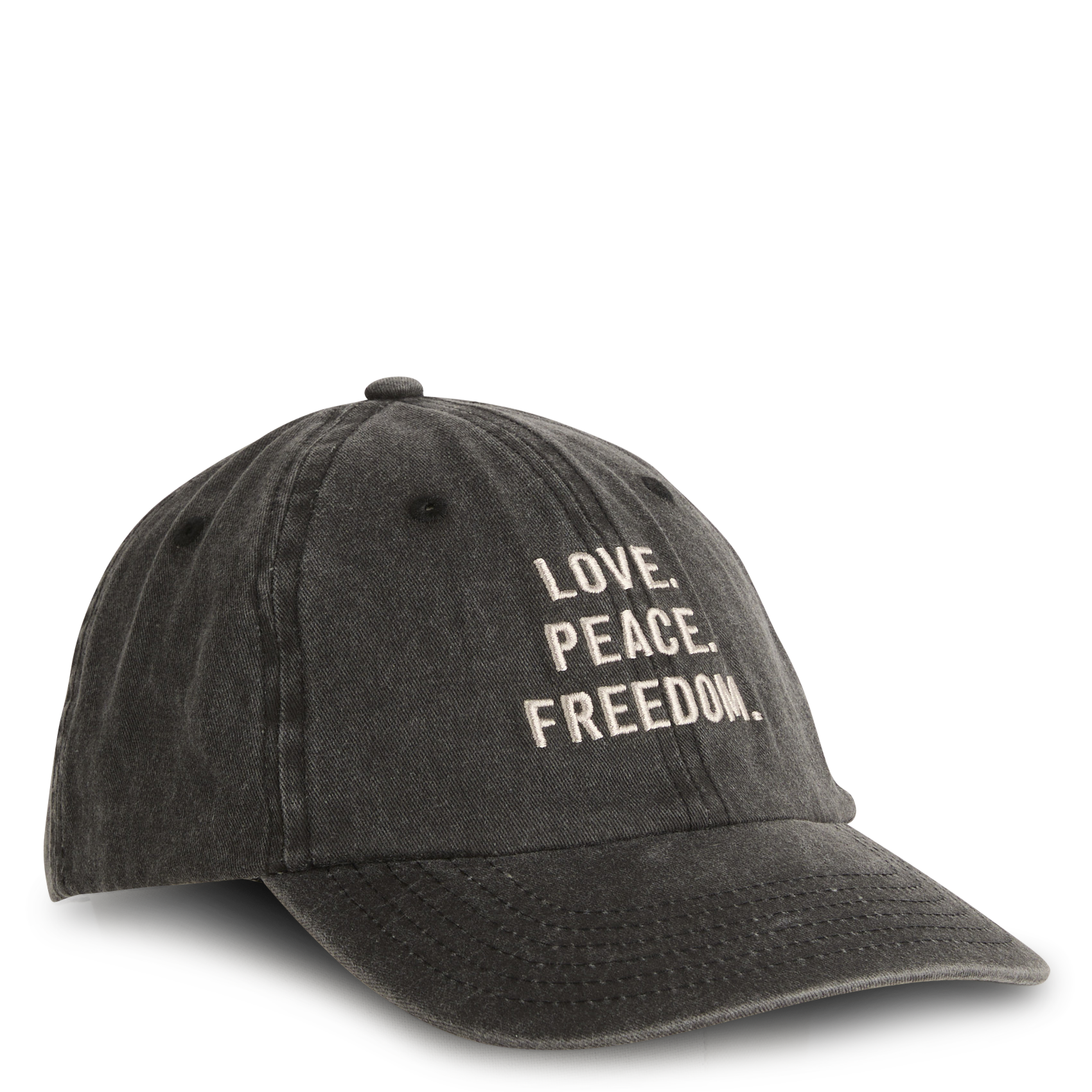 Casquette brodée en coton MKT Gris