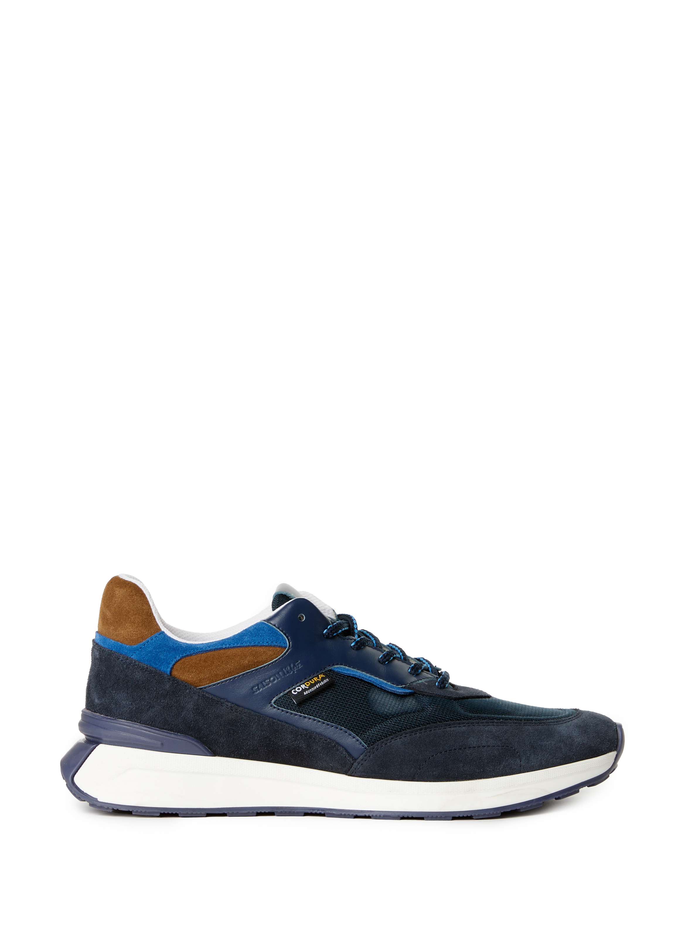 Low-top dual-material sneakers SAISON 1865