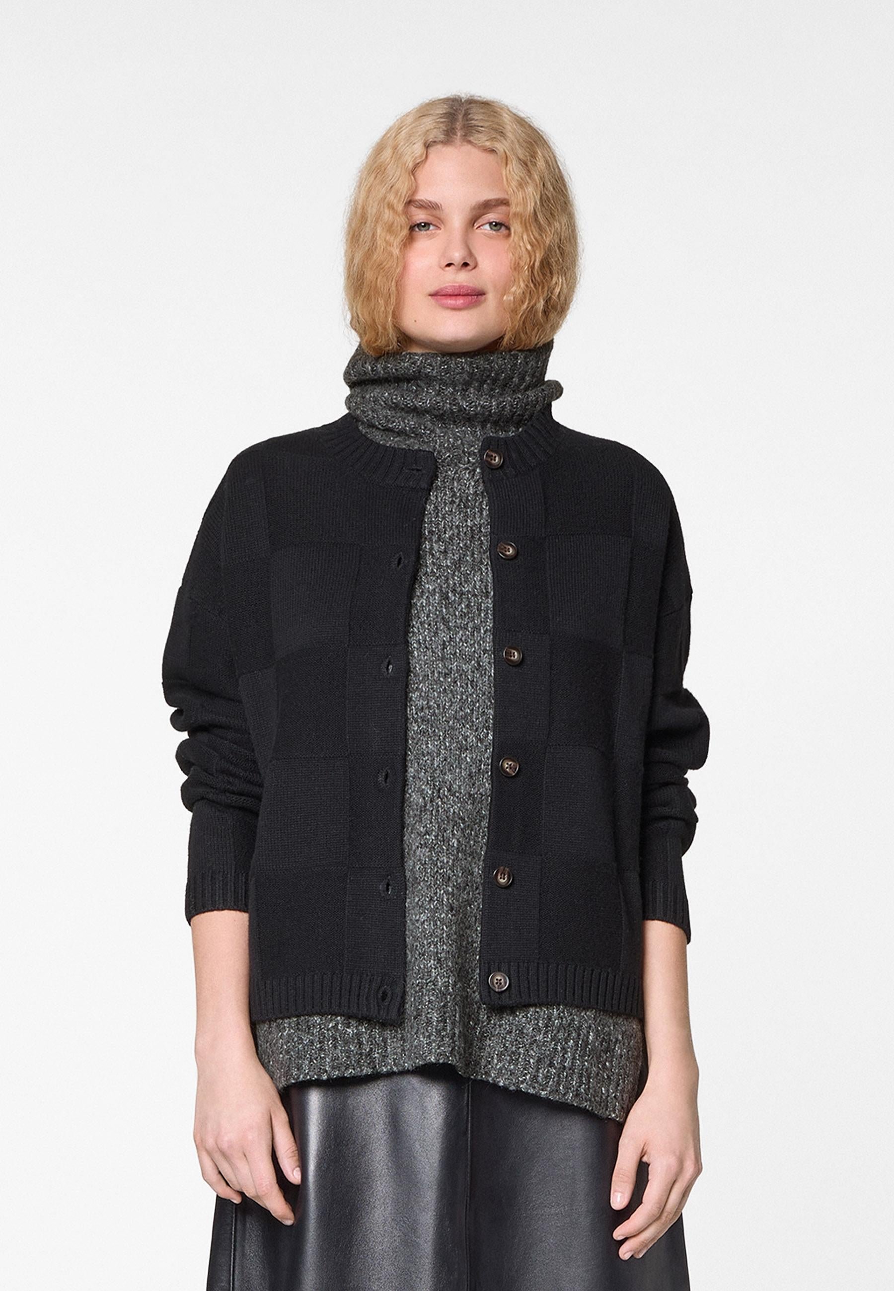 Fancy wool vest RODIER Black