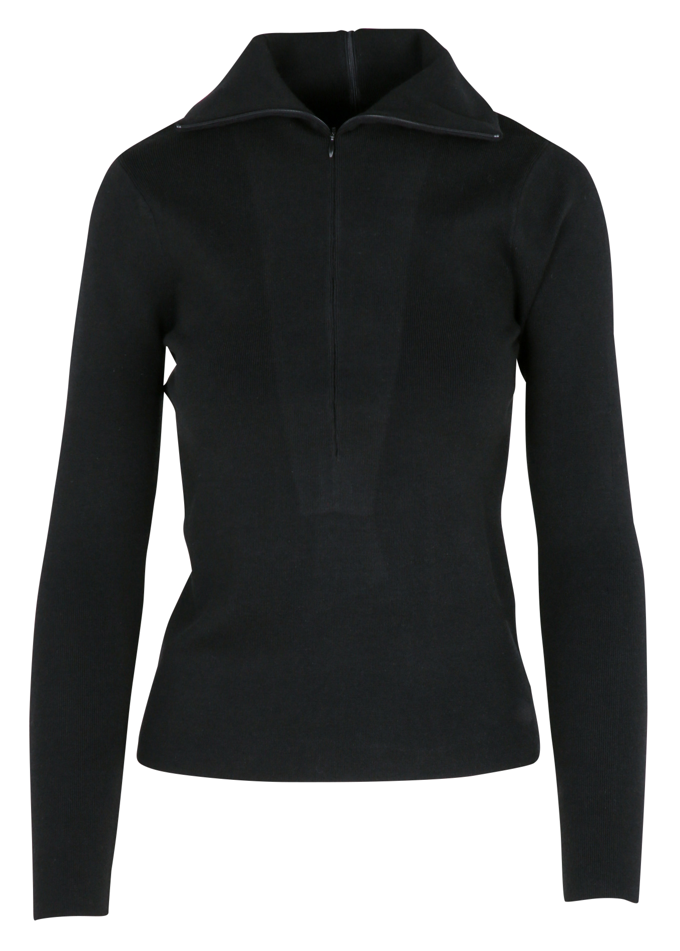 Pullover aus Wollmix mit Stehkragen BERENICE Schwarz