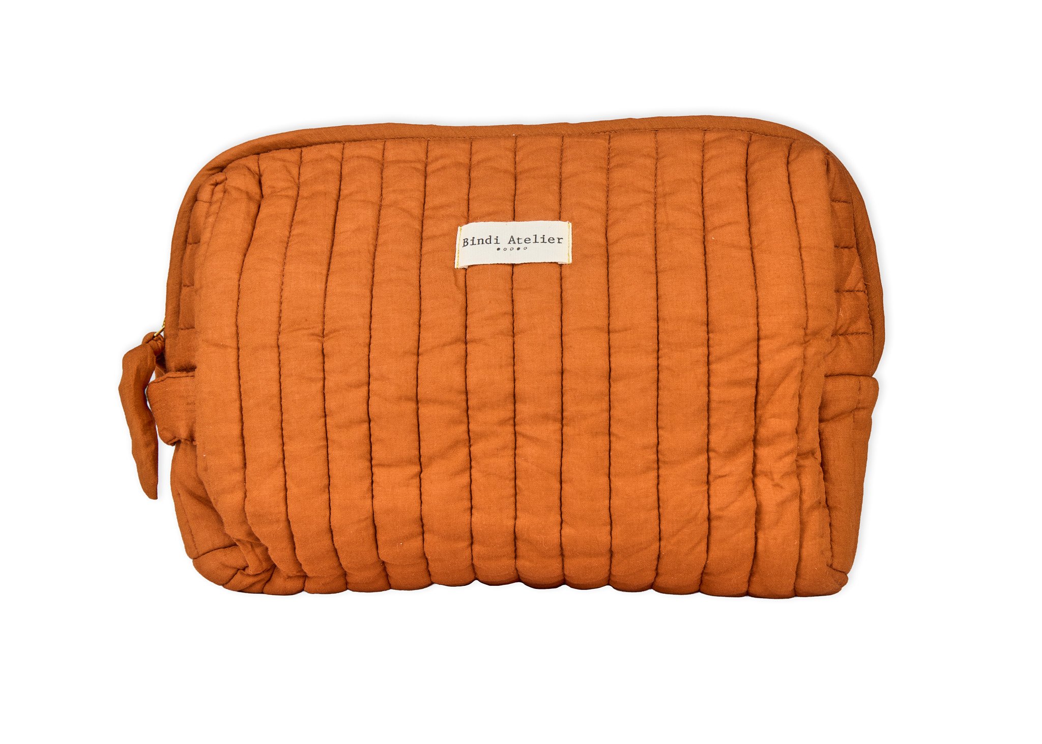 Honey toiletry bag BINDI ATELIER Orange