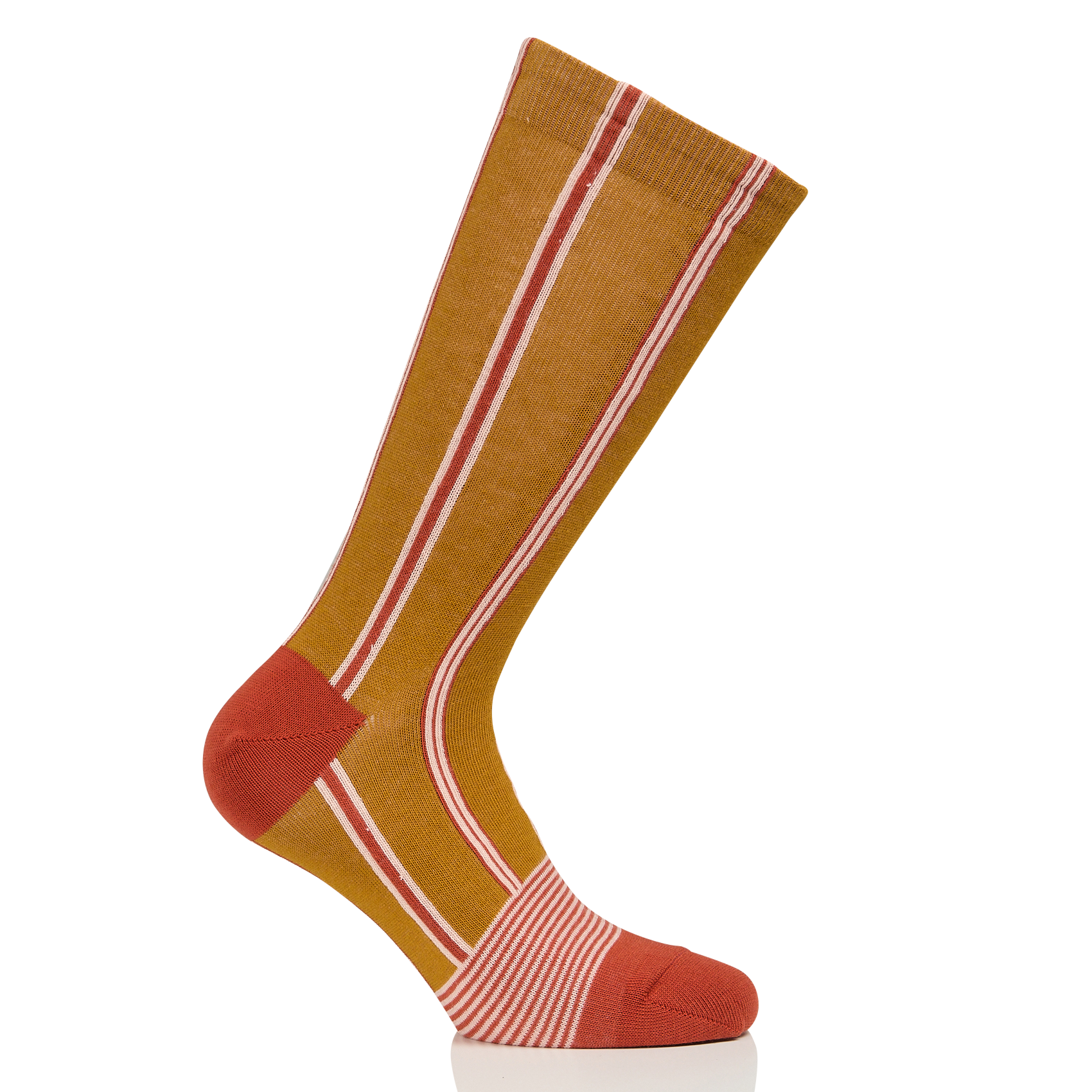 Chaussettes en coton mélangé rayé ACOTE