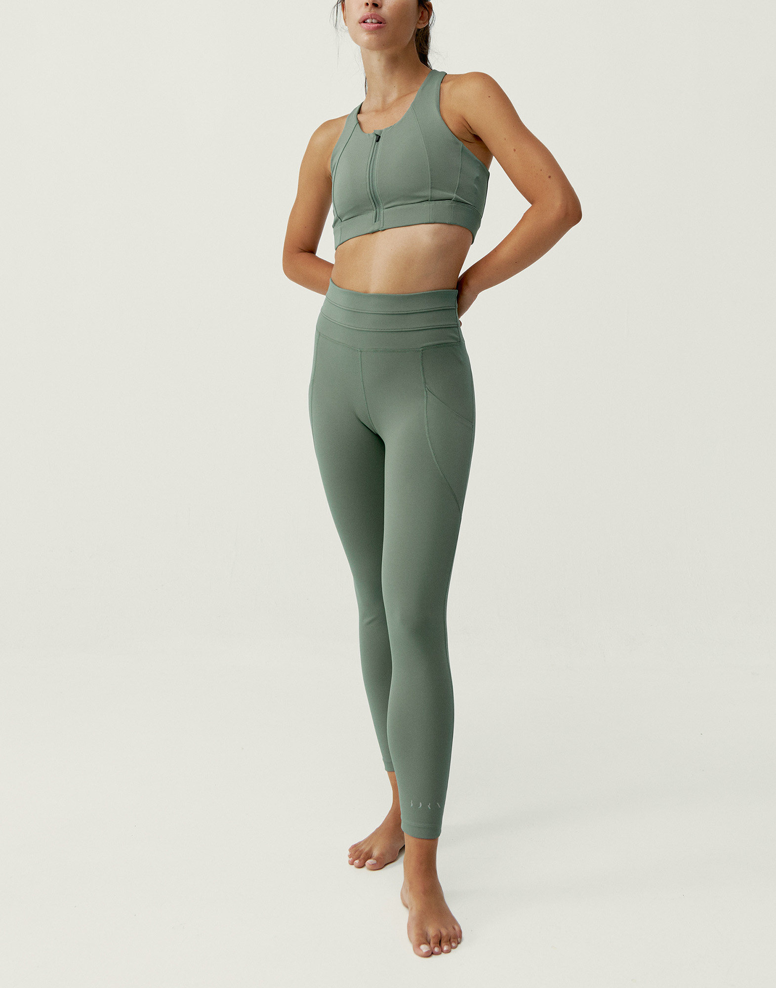 High Support Performance Sports Bra BORN LIVING YOGA Green