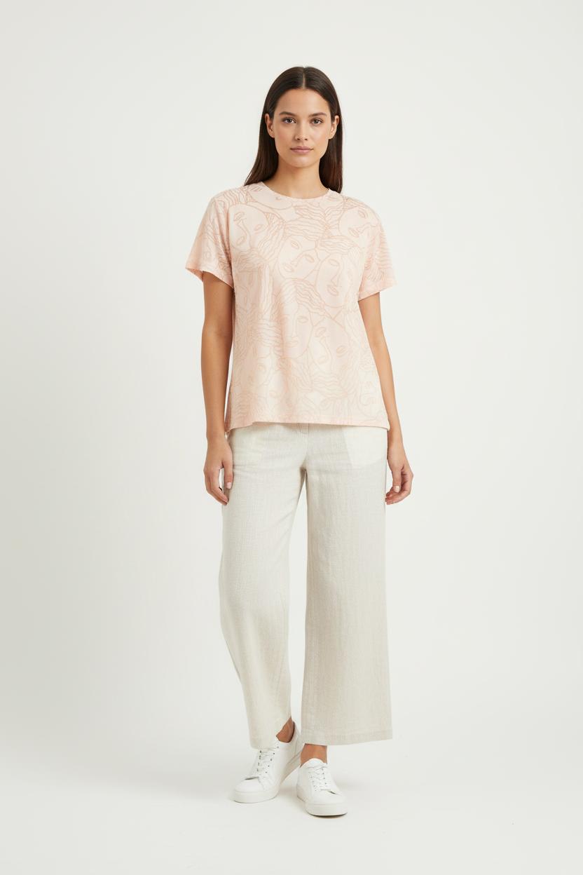 Tommy Badge T-shirt BIMBA Y LOLA - Seconde main Pink