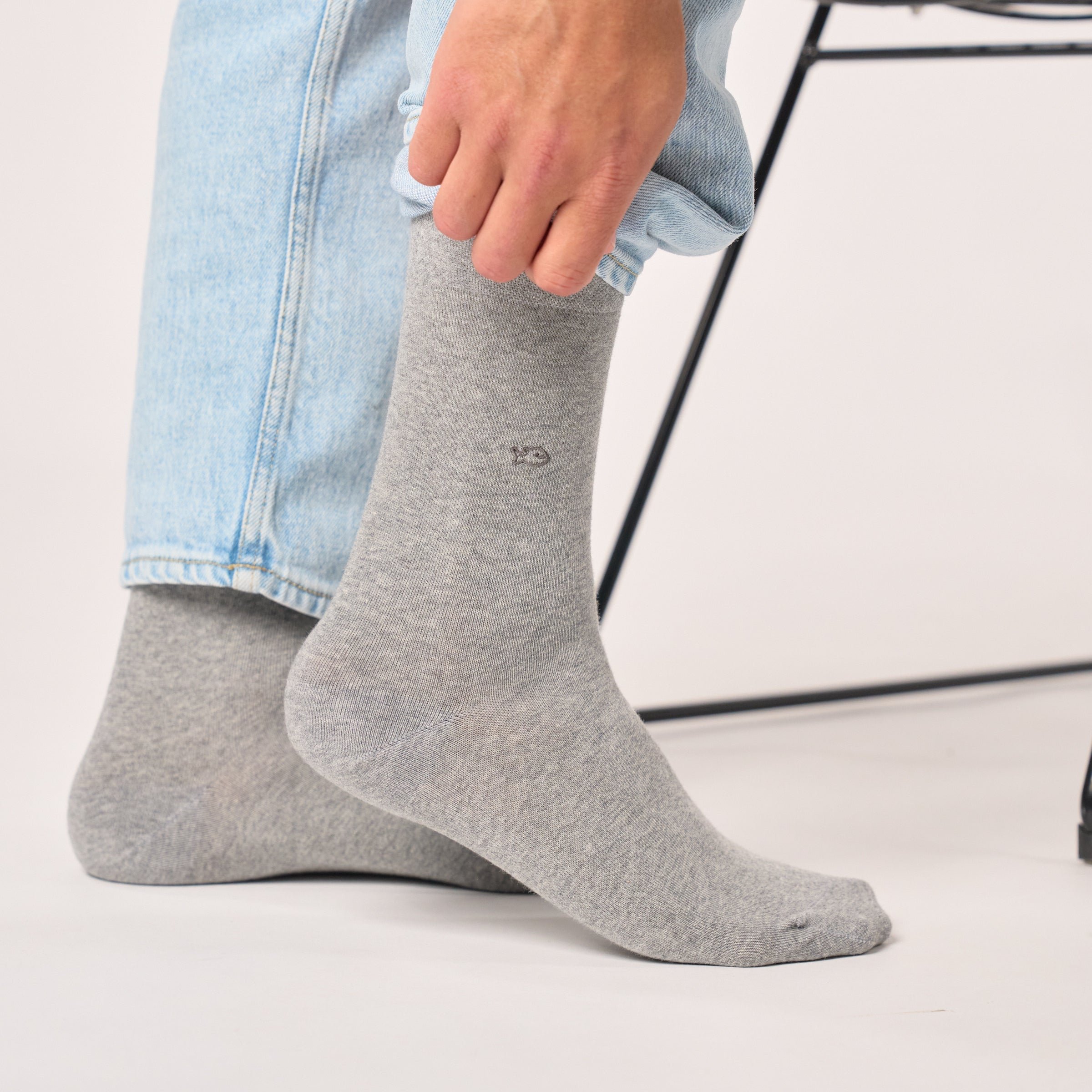 Bamboo Socks BILLYBELT Grey