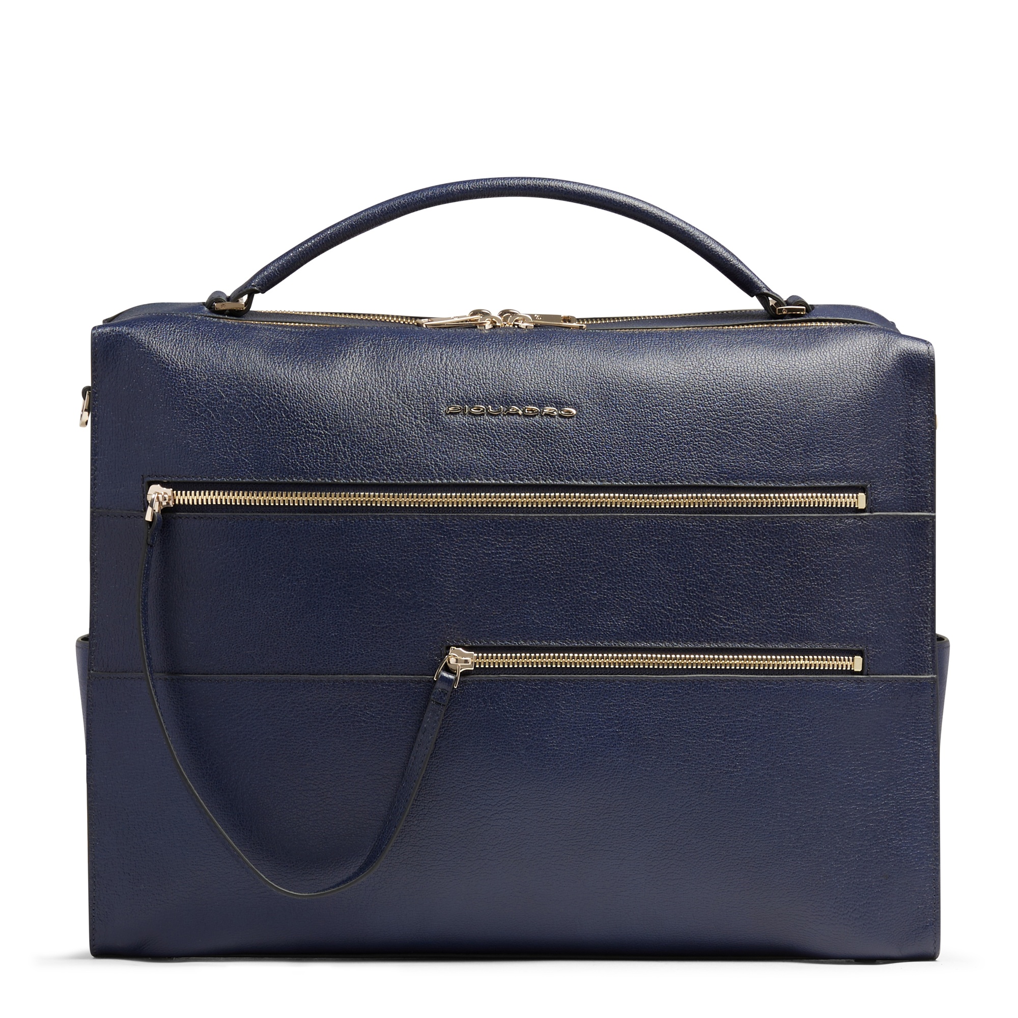 Women's laptop bag with iPad® compartment, shock protection, and RFID protection PIQUADRO