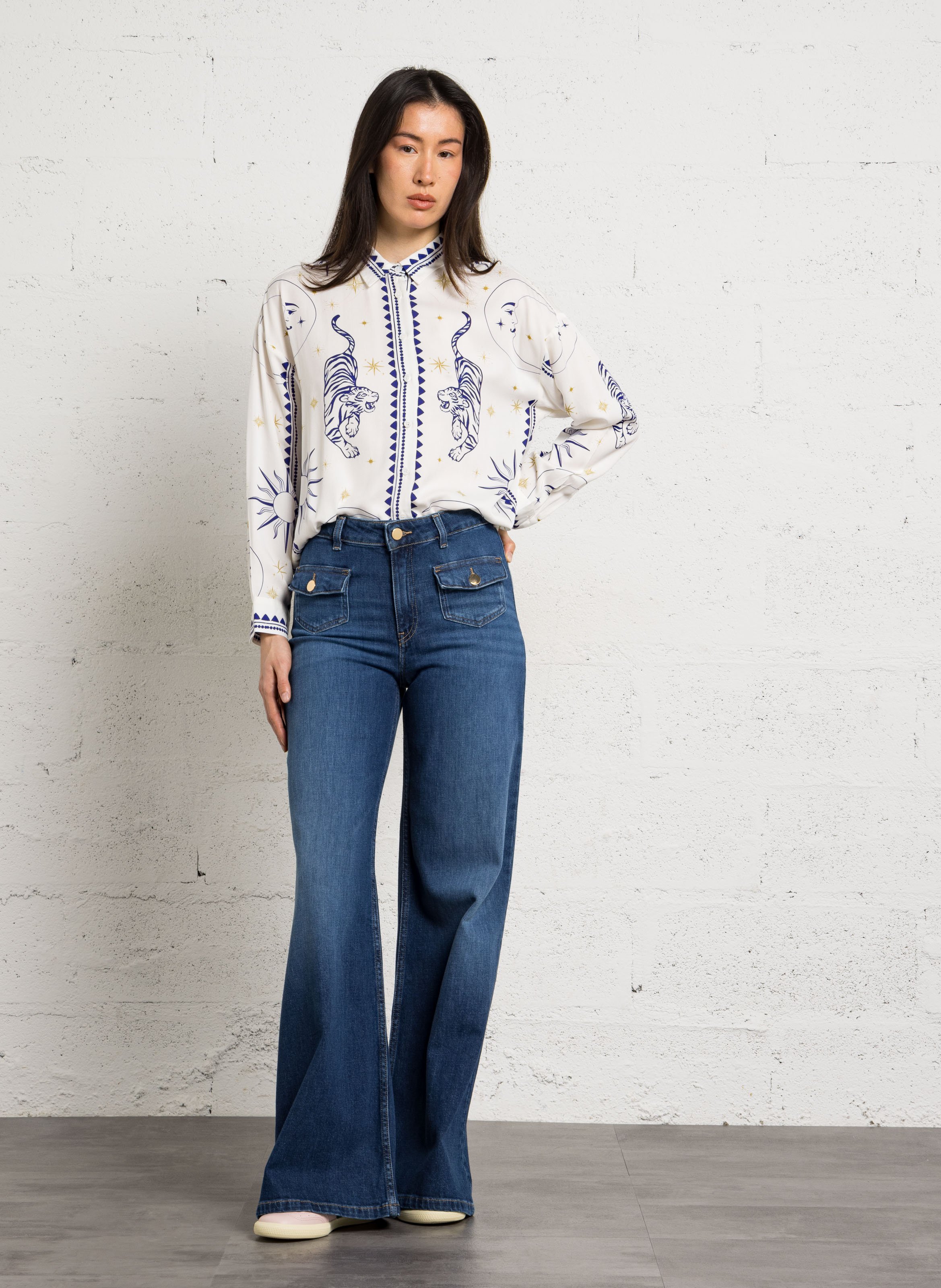 Chemise col classique LA PETITE ETOILE Multicolored