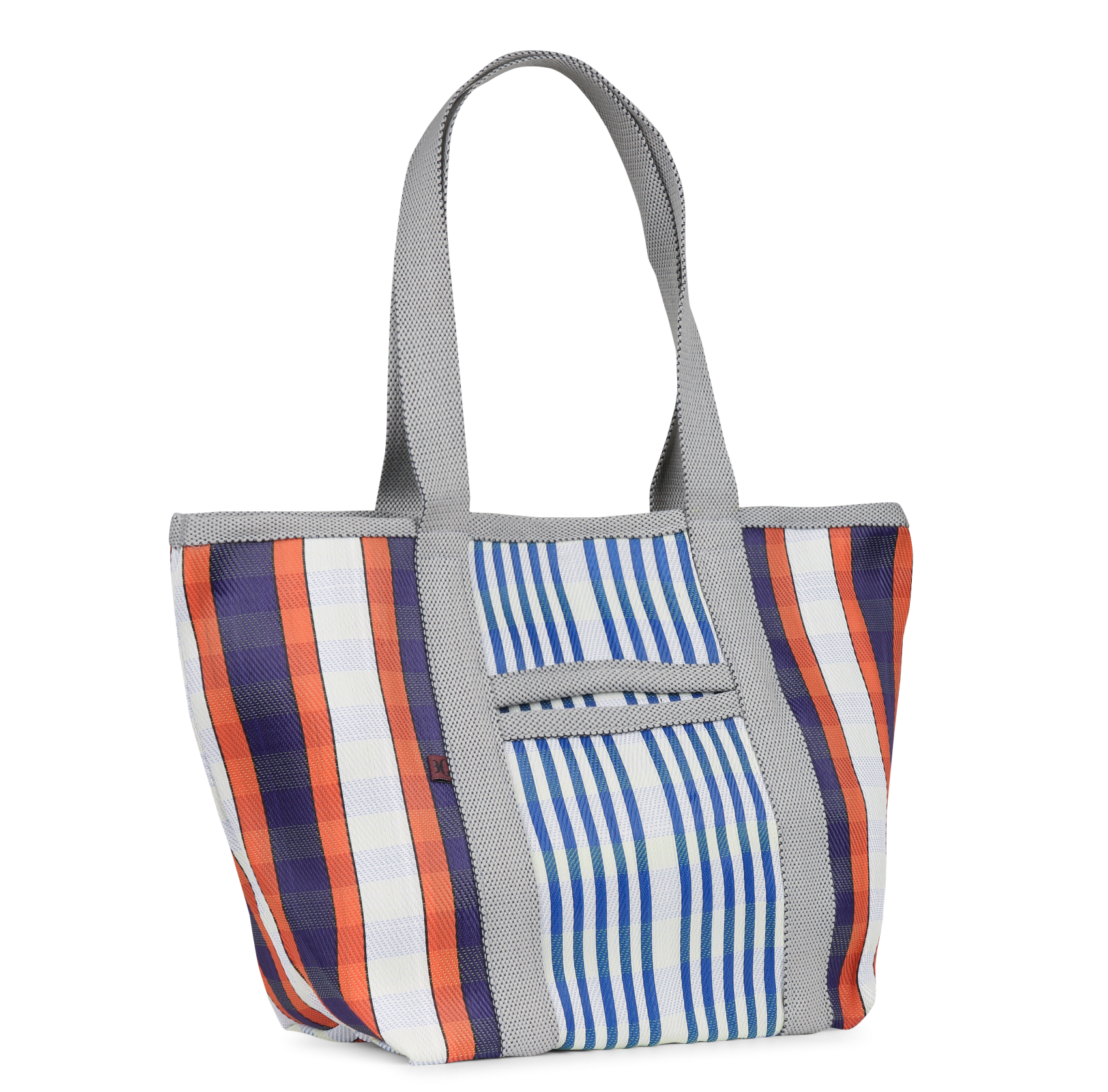 Sac de plage à rayures multicolores BABACHIC BAGS Multicolore