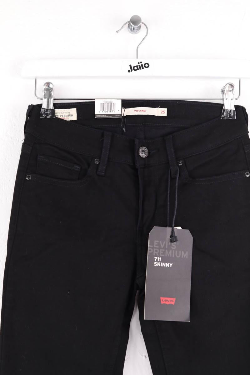 Cropped slim jeans with studs LEVI'S - Seconde main Black