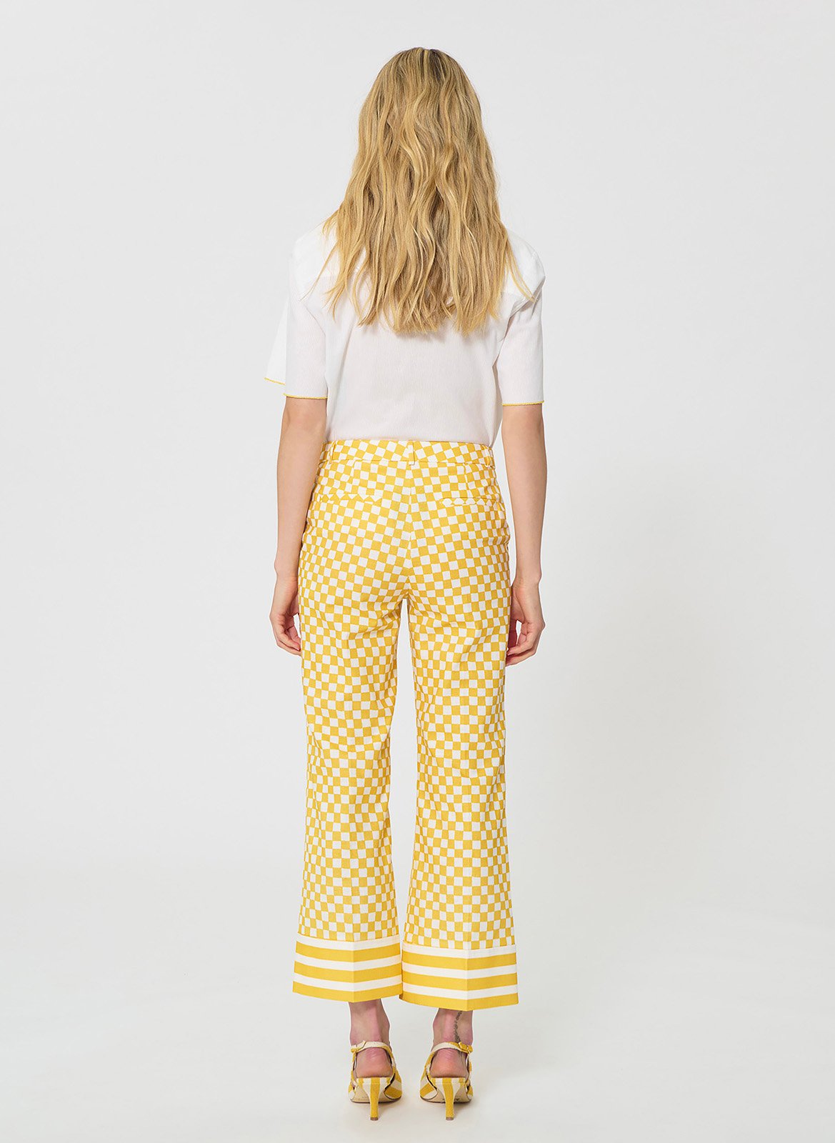 Ausgestellte Leinenhose | Gelb TARA JARMON Damen