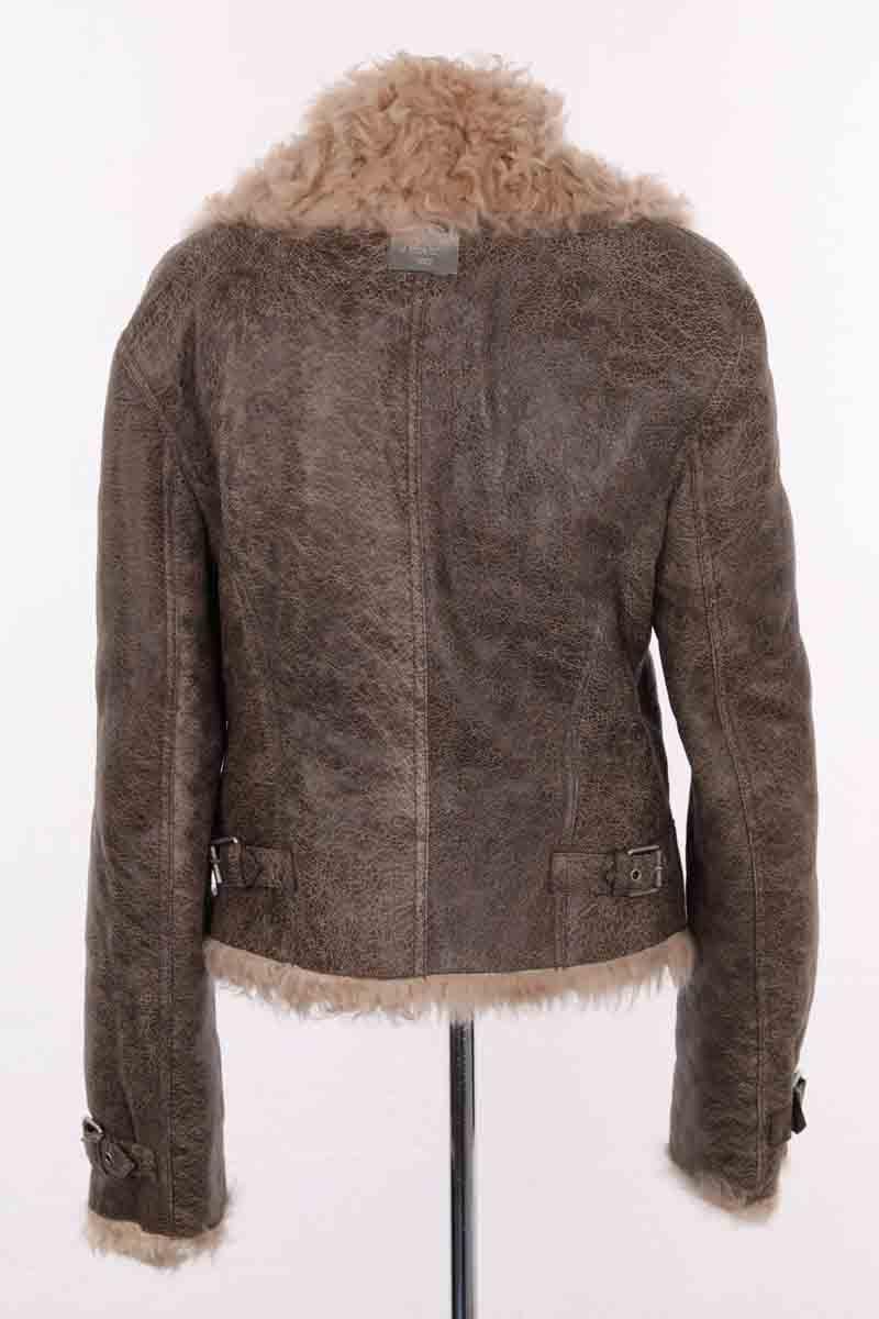 Sheepskin jacket ACNE STUDIOS - Seconde Main Brown