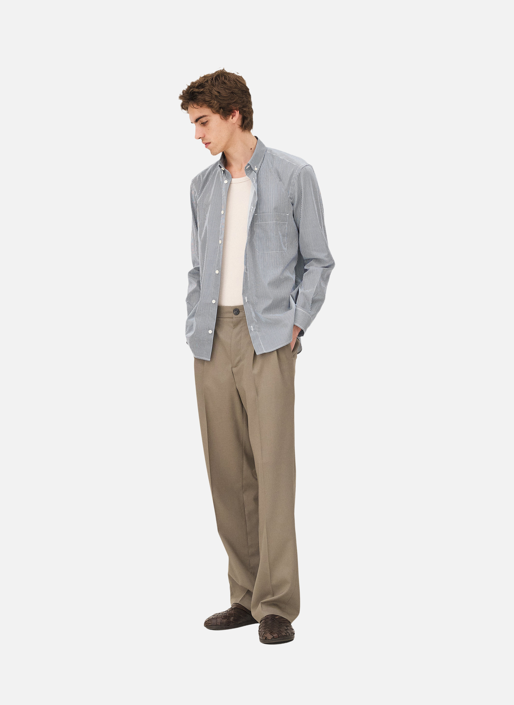 Casual shirt Curtis Blue Lake Stripes Noyoco Blue