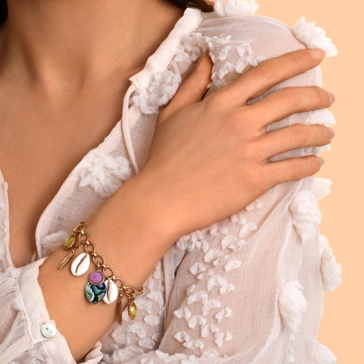 Chain bracelet SATELLITE PARIS Blue