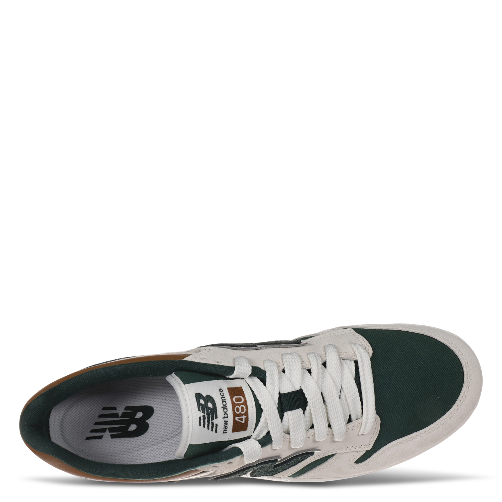 Lage sneakers van leermix NEW BALANCE Wit