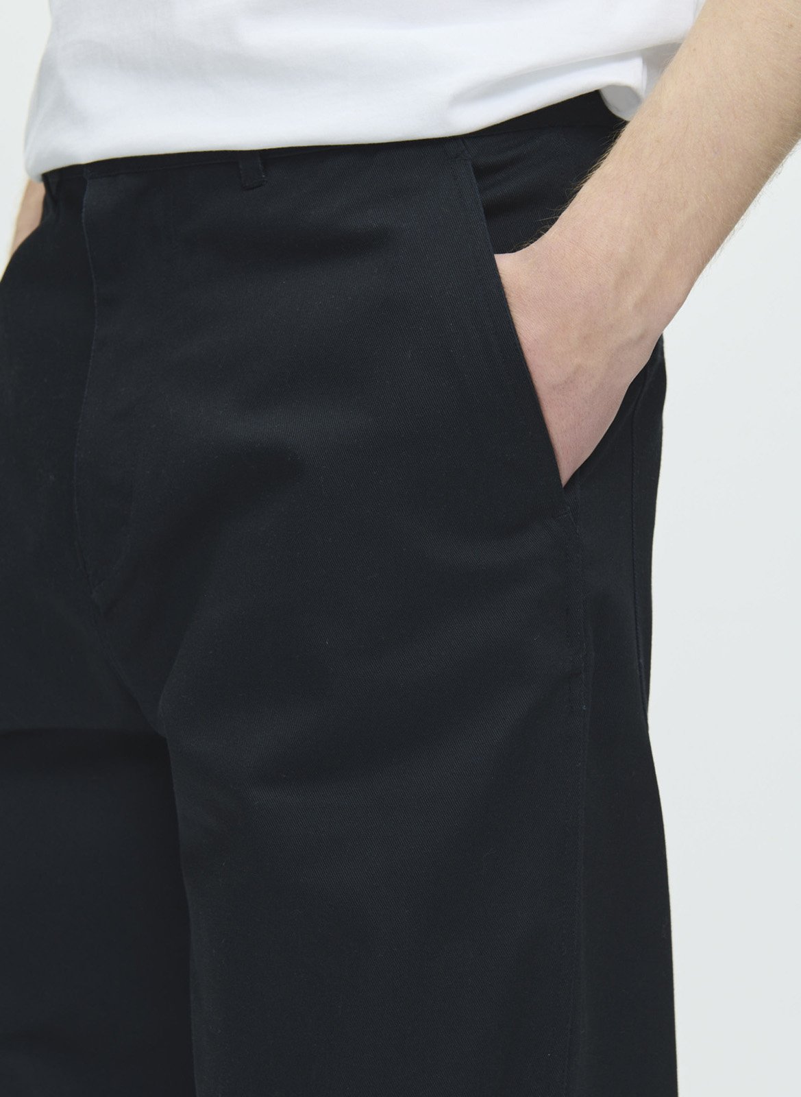 Pantalon droit en coton mélangé WOOD WOOD Bleu