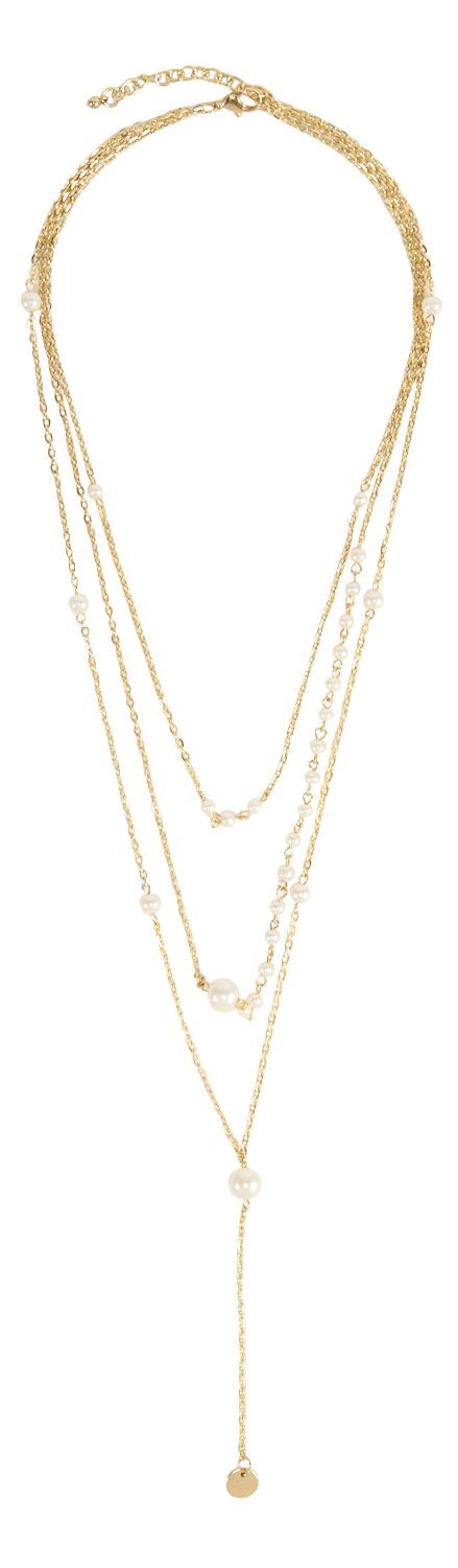 Multi-strand long necklace LA FEE MARABOUTEE Golden