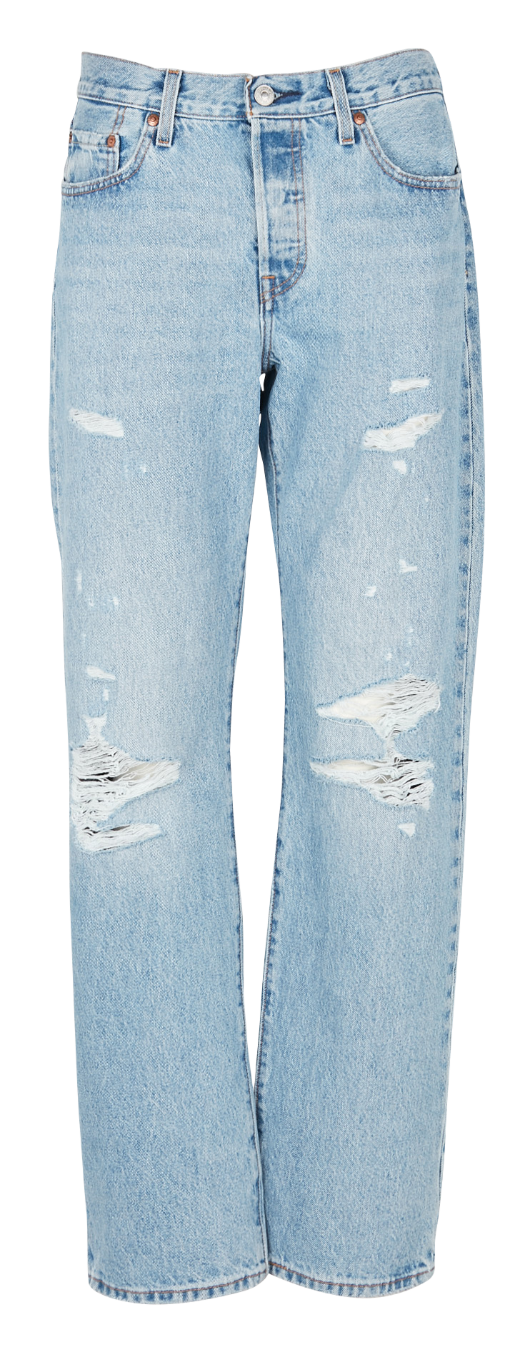 Jean droit en coton  LEVI'S Bleu
