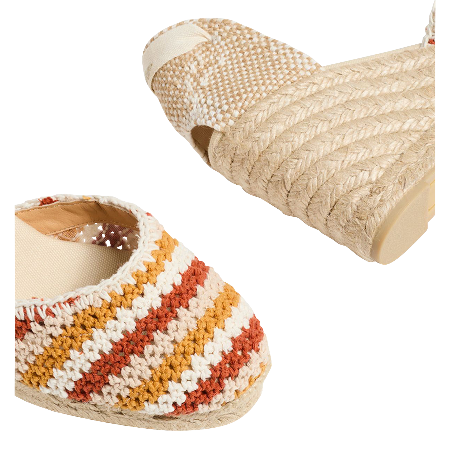 Espadrilles compensées en crochet  CASTANER Multicolore