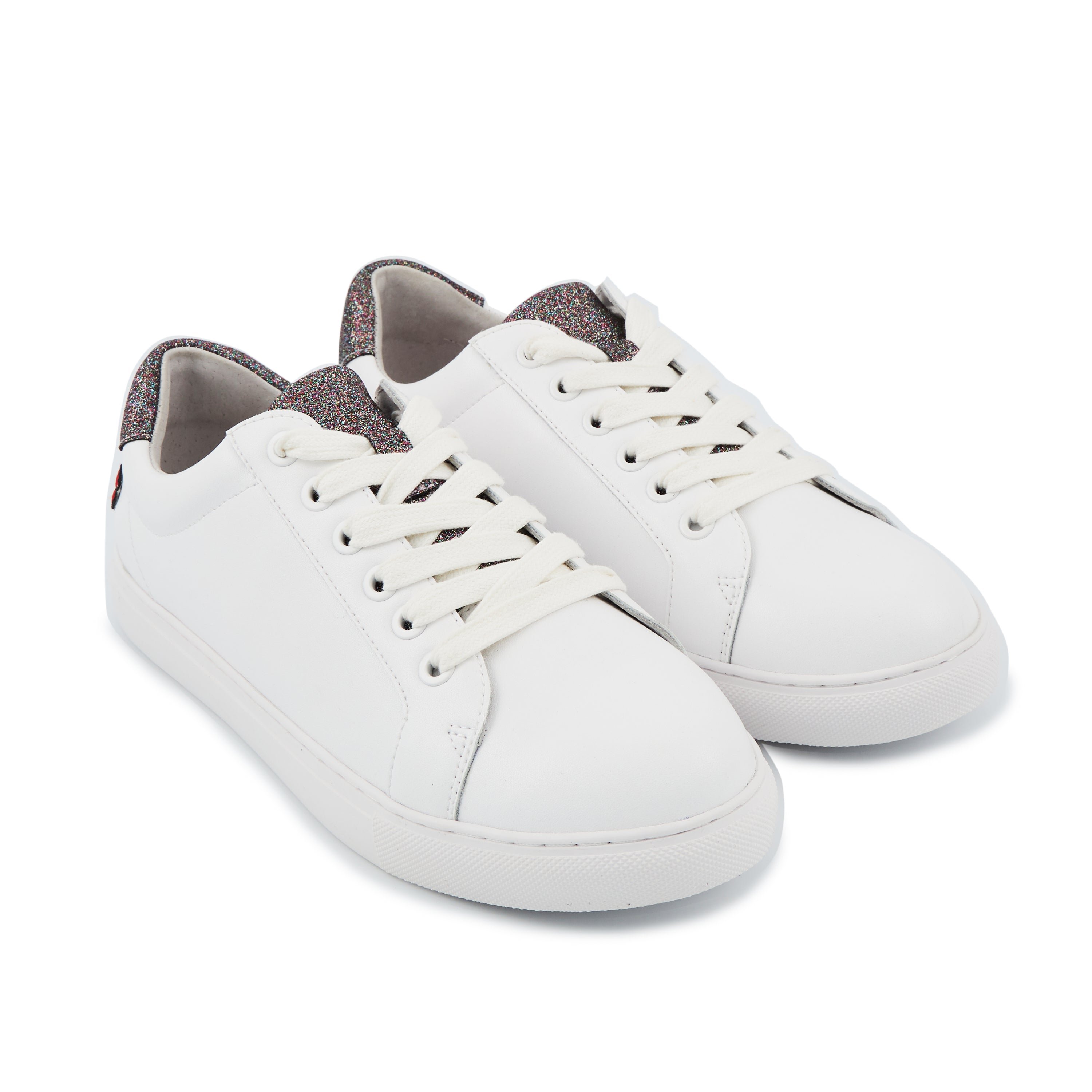 Leather sneakers BONS BAISERS PARIS White