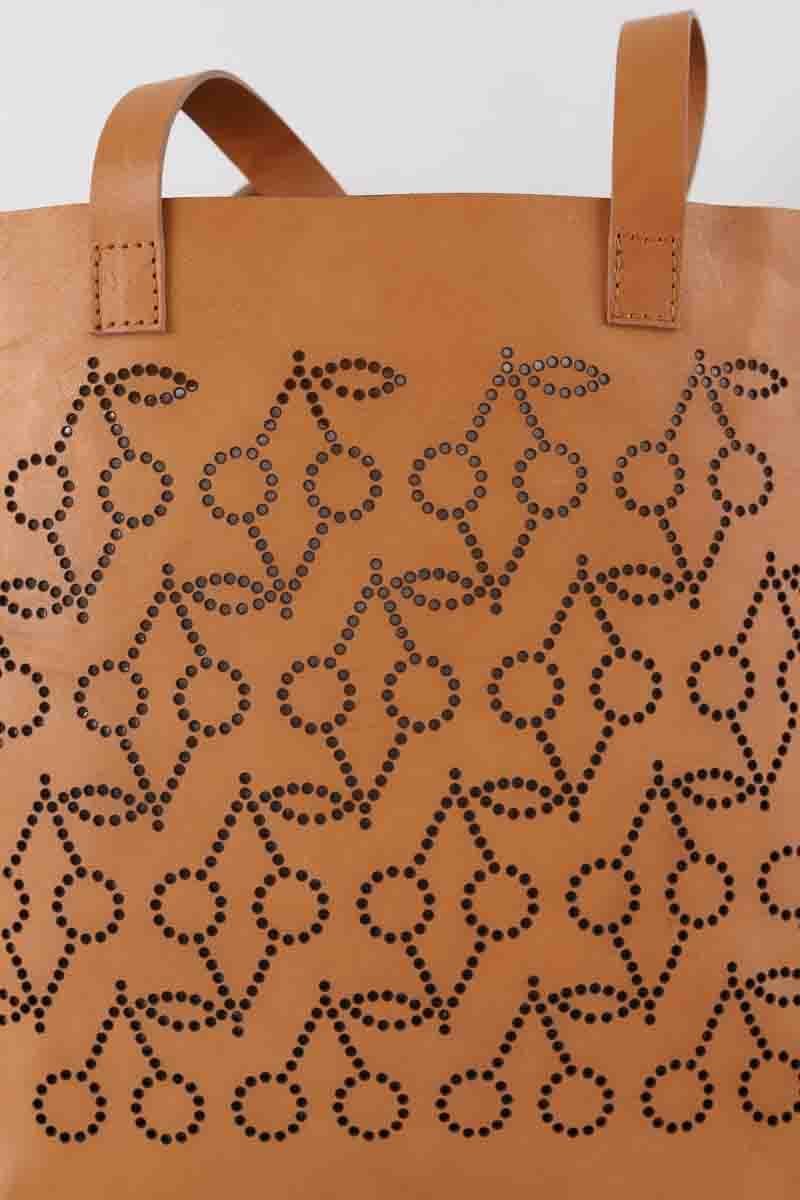 Leather clutch bag BONPOINT - Seconde Main Brown