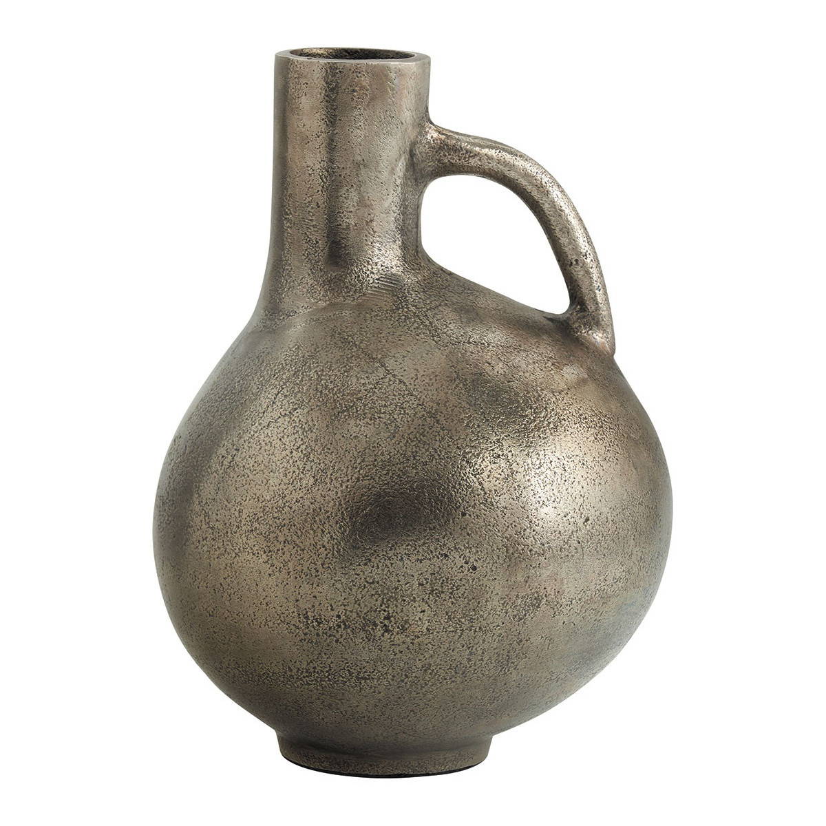 Decorative wave bottle BLANC D'IVOIRE Golden