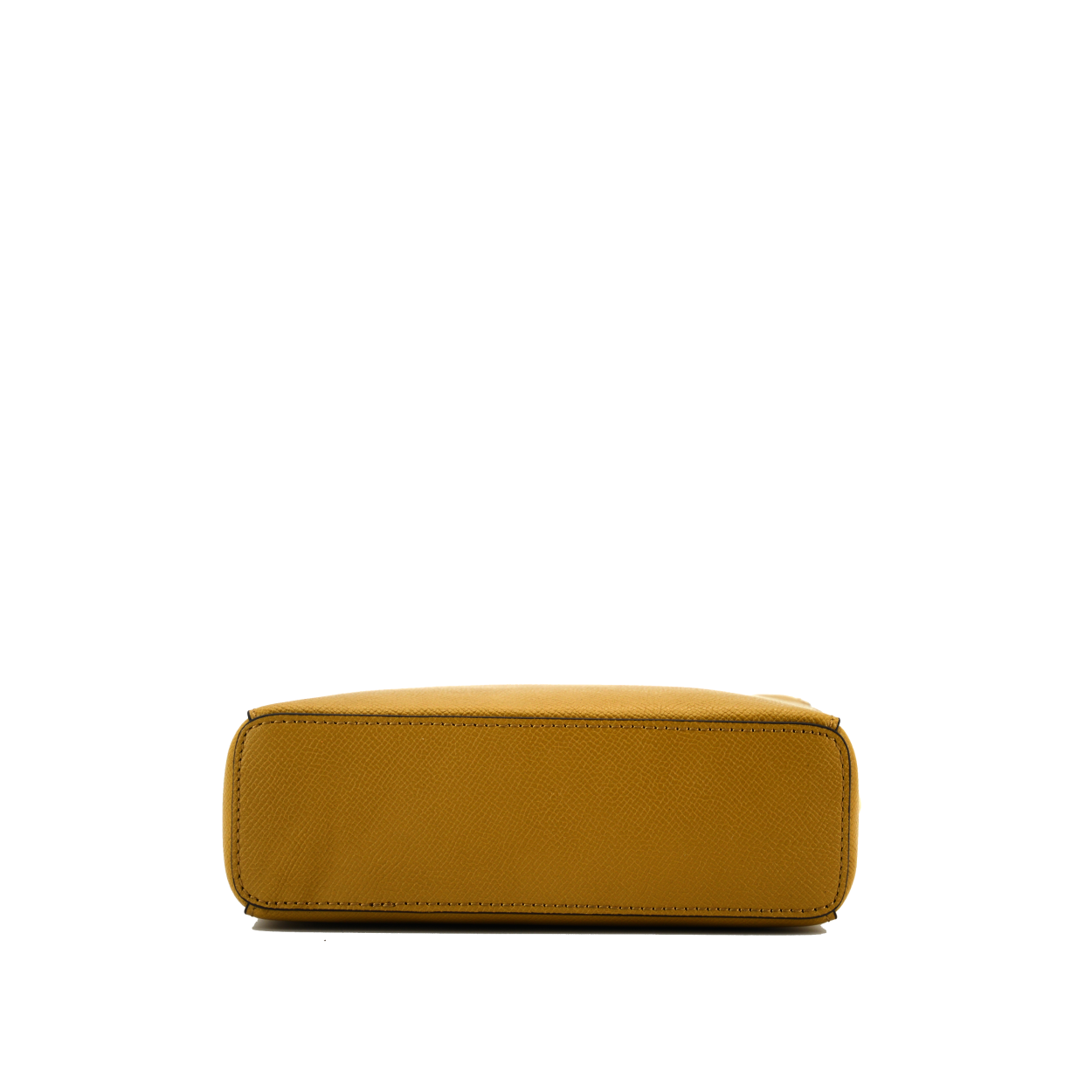 Crossbody bag - cowhide leather POURCHET Yellow