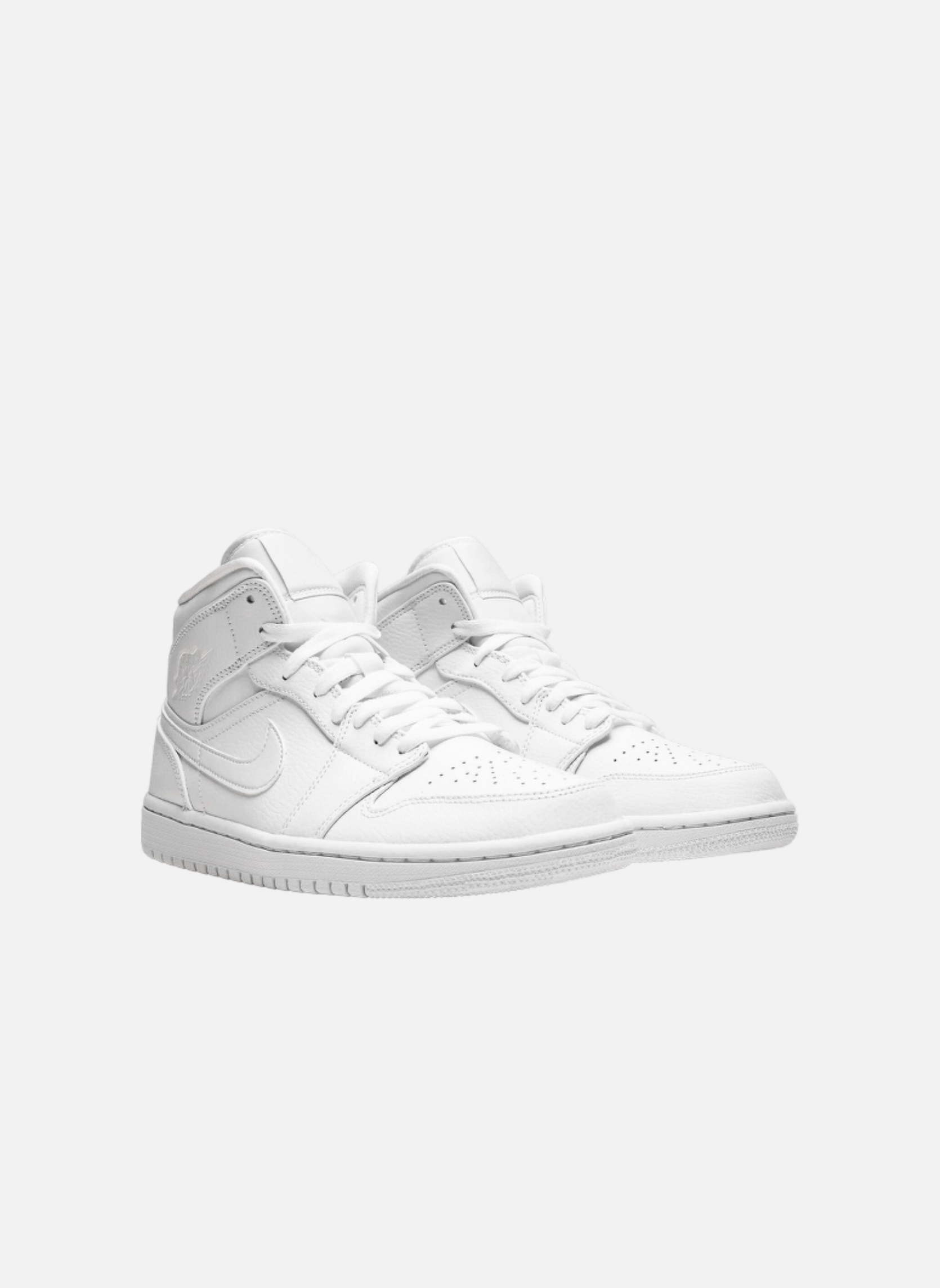 High-top leather sneakers Jordan White