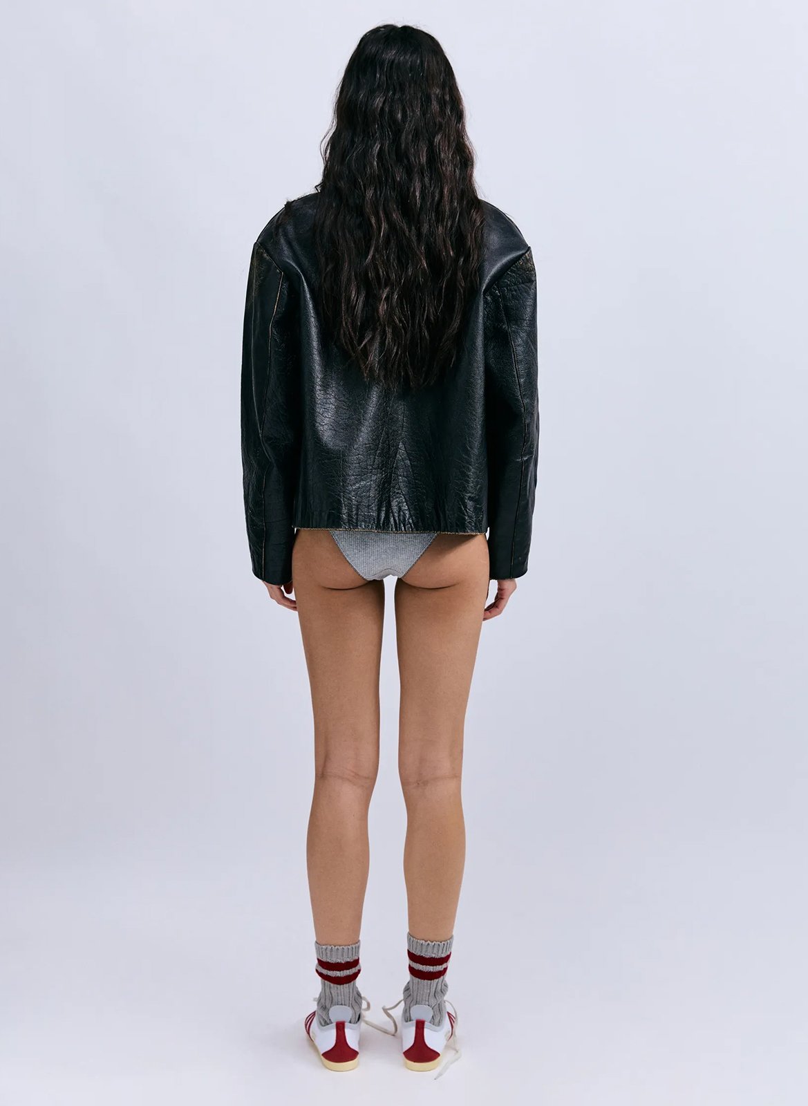 Tanga en coton mélangé LOVE STORIES Argent