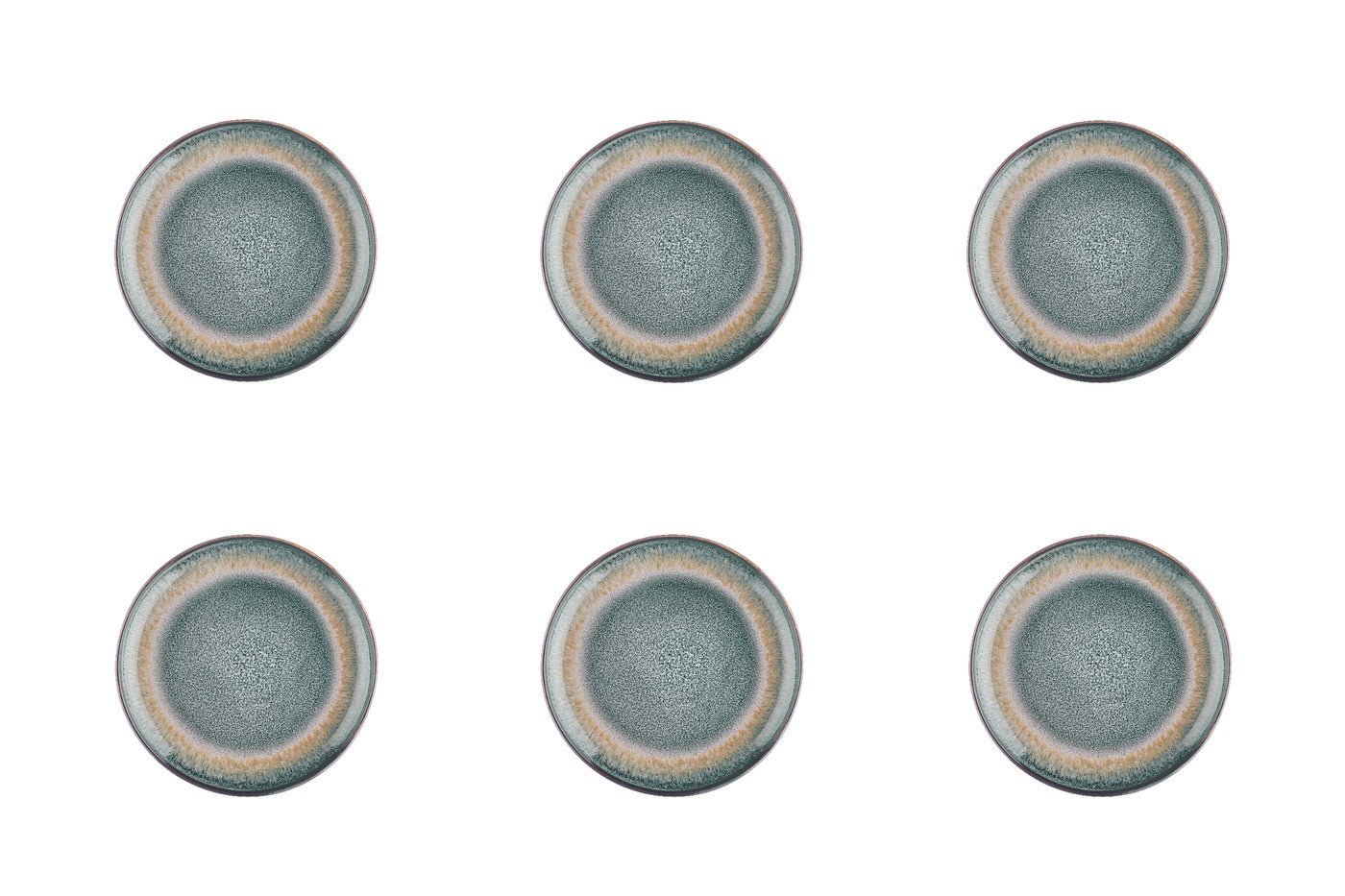 Genesis plate ø16.5cm - 6 pieces - earth BJORN Grey