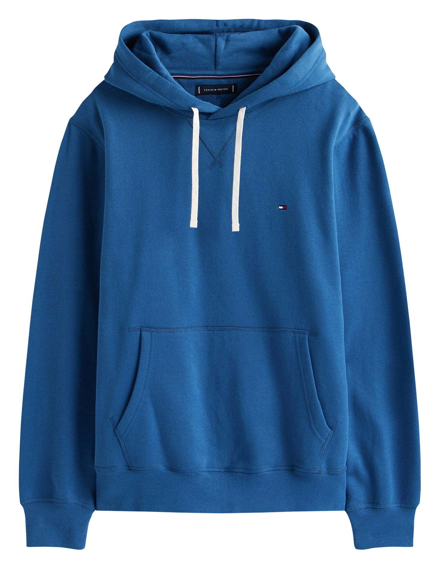 Cotton-blend hooded sweatshirt TOMMY HILFIGER Blue