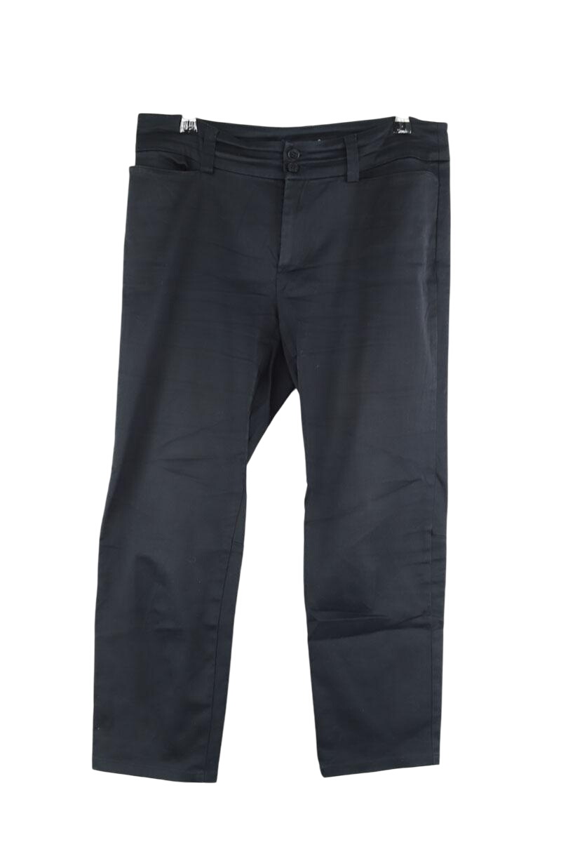 Cotton chinos AGNES B. - Seconde Main Black