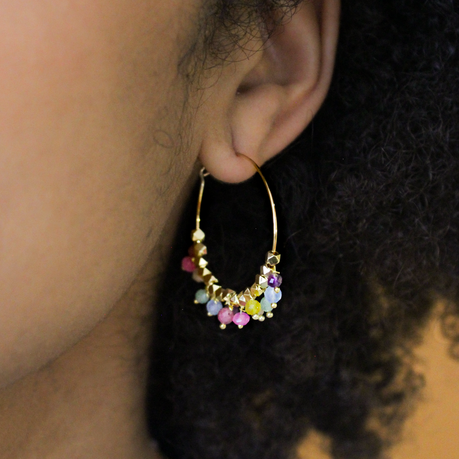 Créoles grelots - carla L'ATELIER DES DAMES Golden