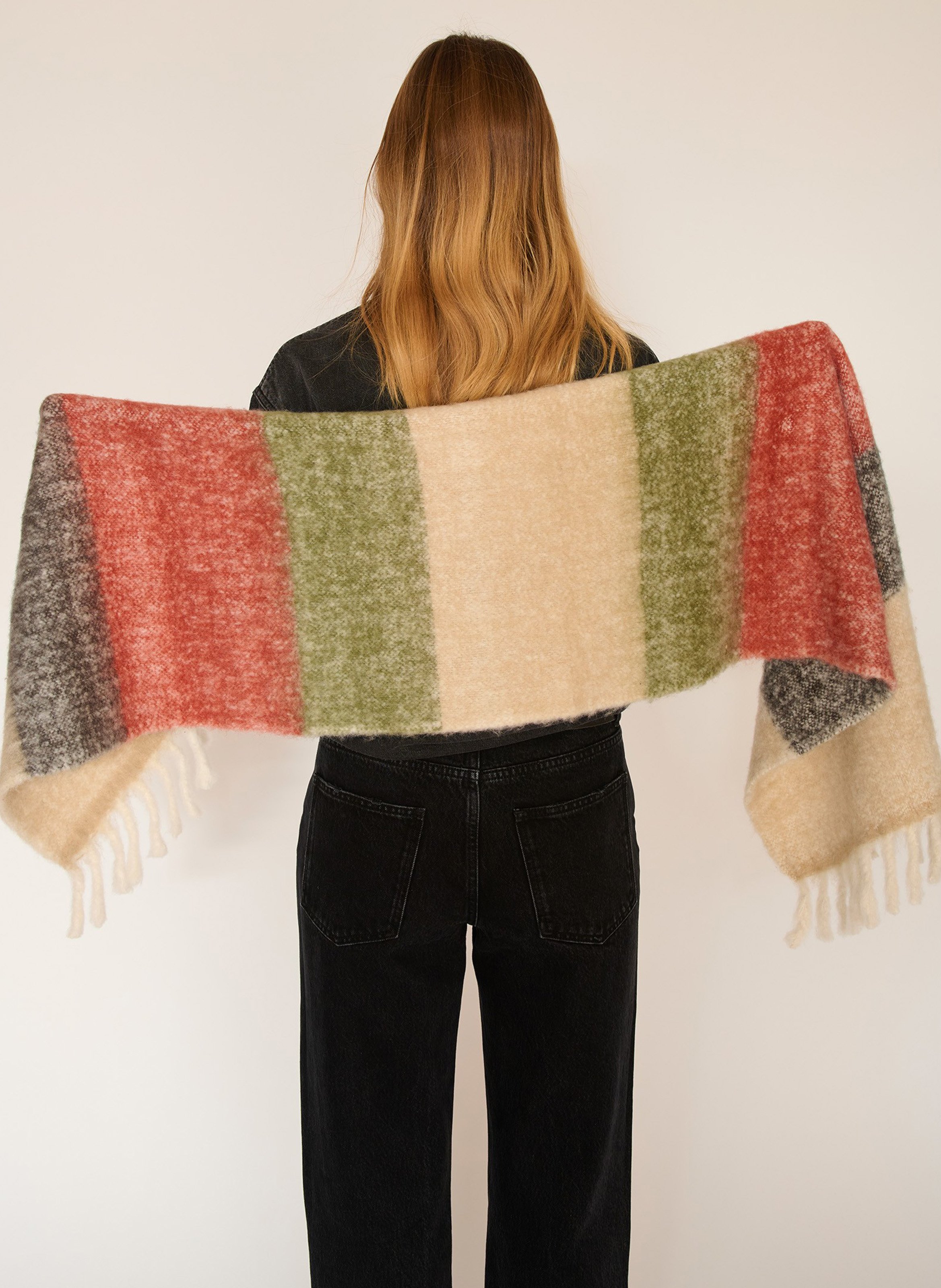 Wool and mohair scarf MKT Multicolored