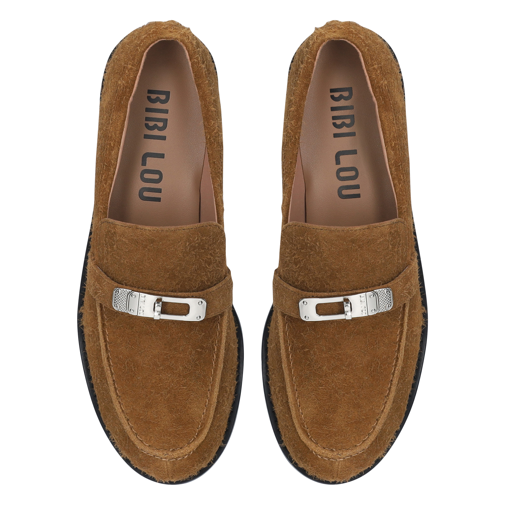 Mocassins en cuir BIBI LOU Marron