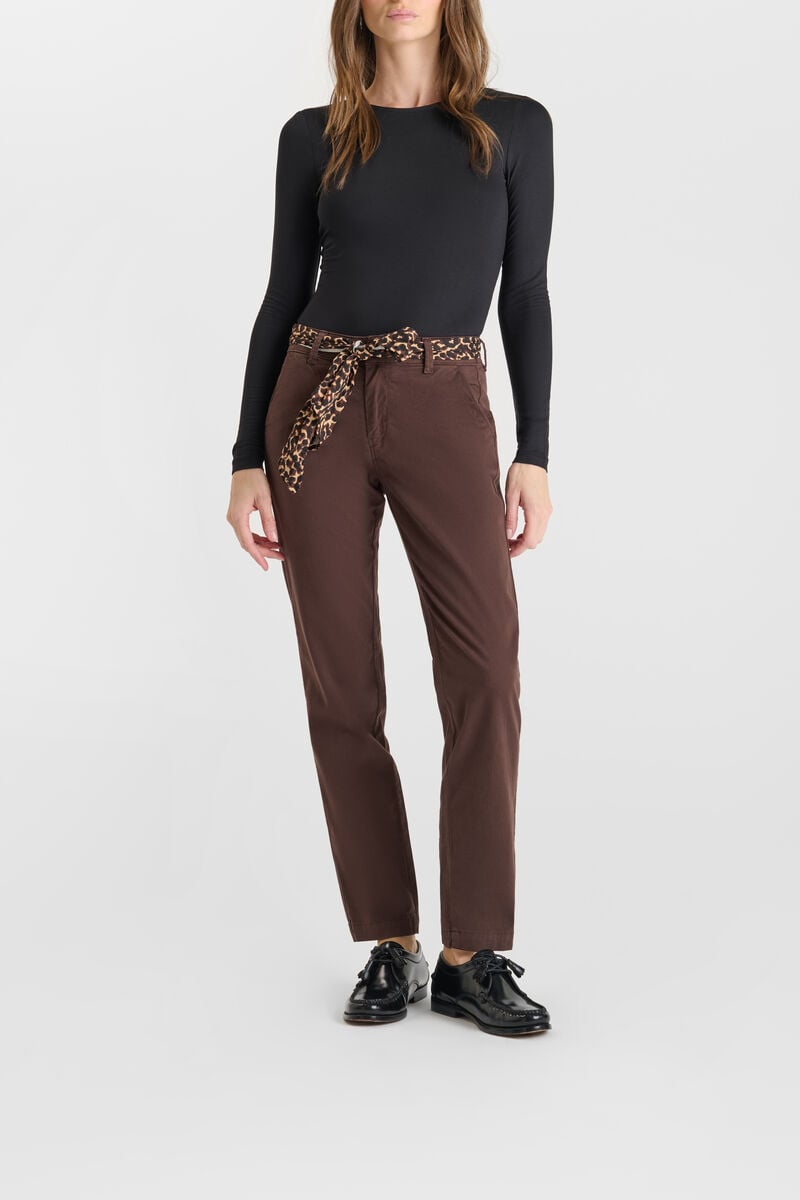 Carrot trousers LE TEMPS DES CERISES Brown