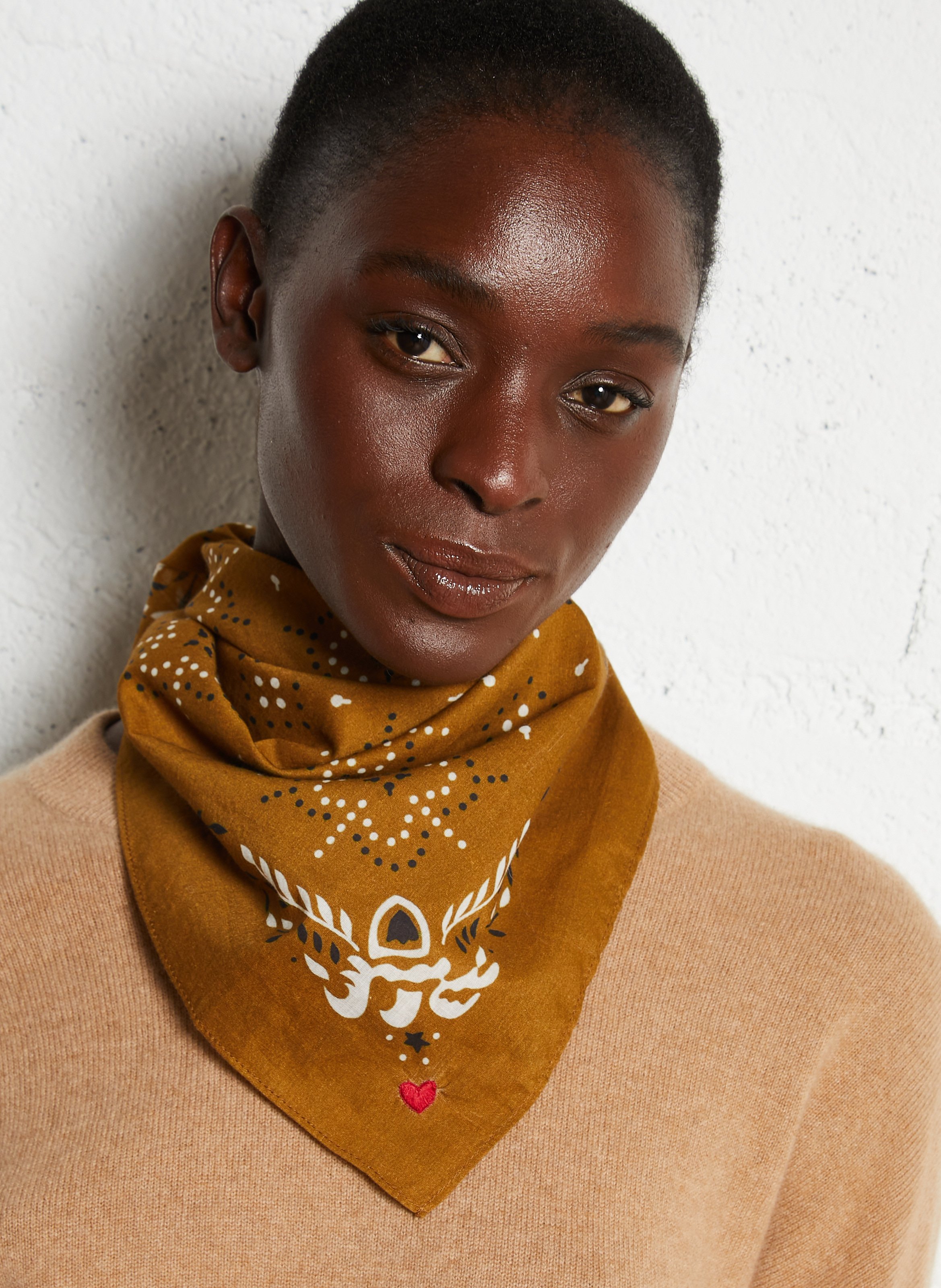 Pañuelo de algodón con estampado de pañuelo bandana. FEEKA