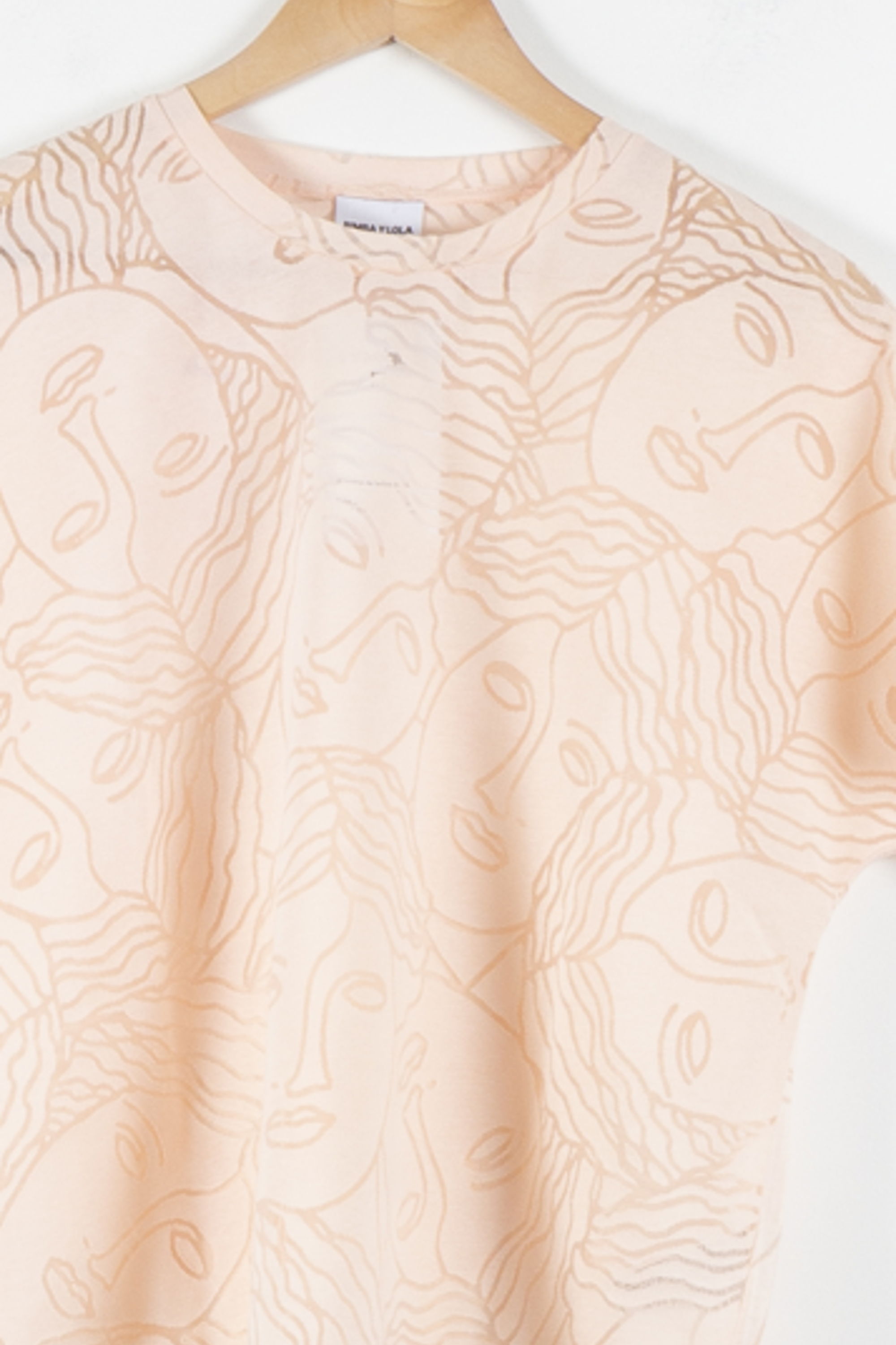 Tommy Badge T-shirt BIMBA Y LOLA - Seconde main Pink