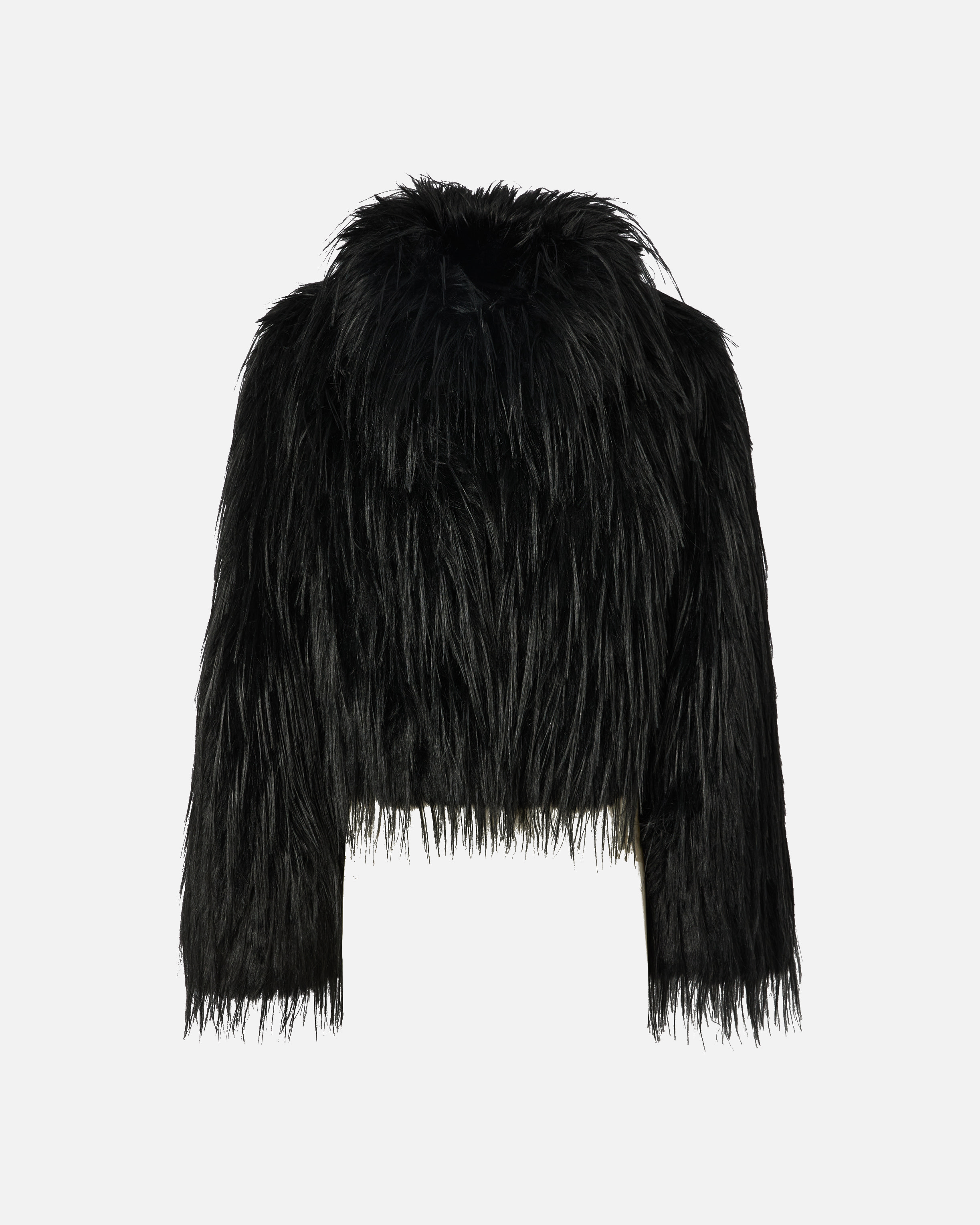 Faux fur coat PINKO Black