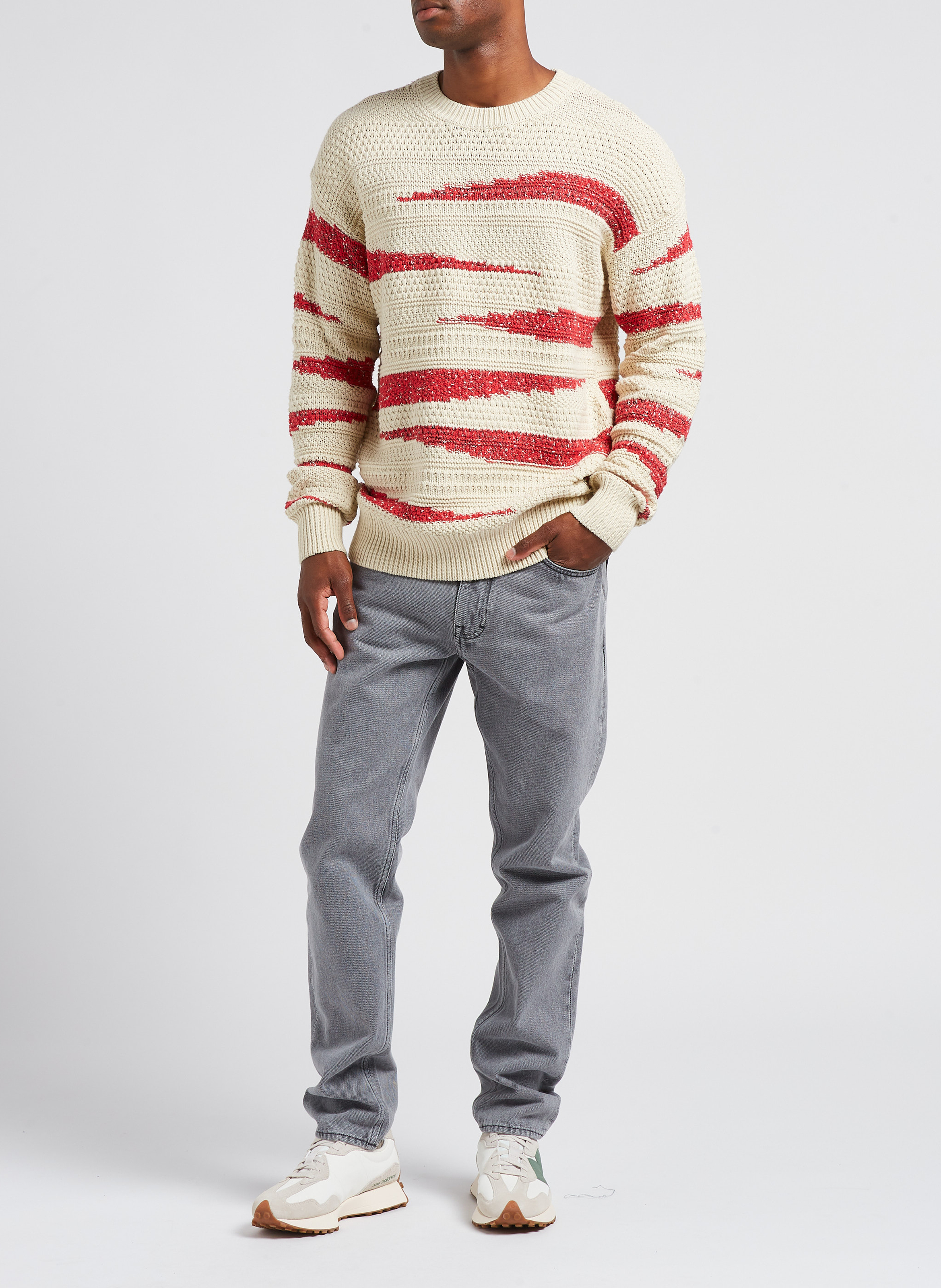 Lage, leren sneakers NEW BALANCE Beige