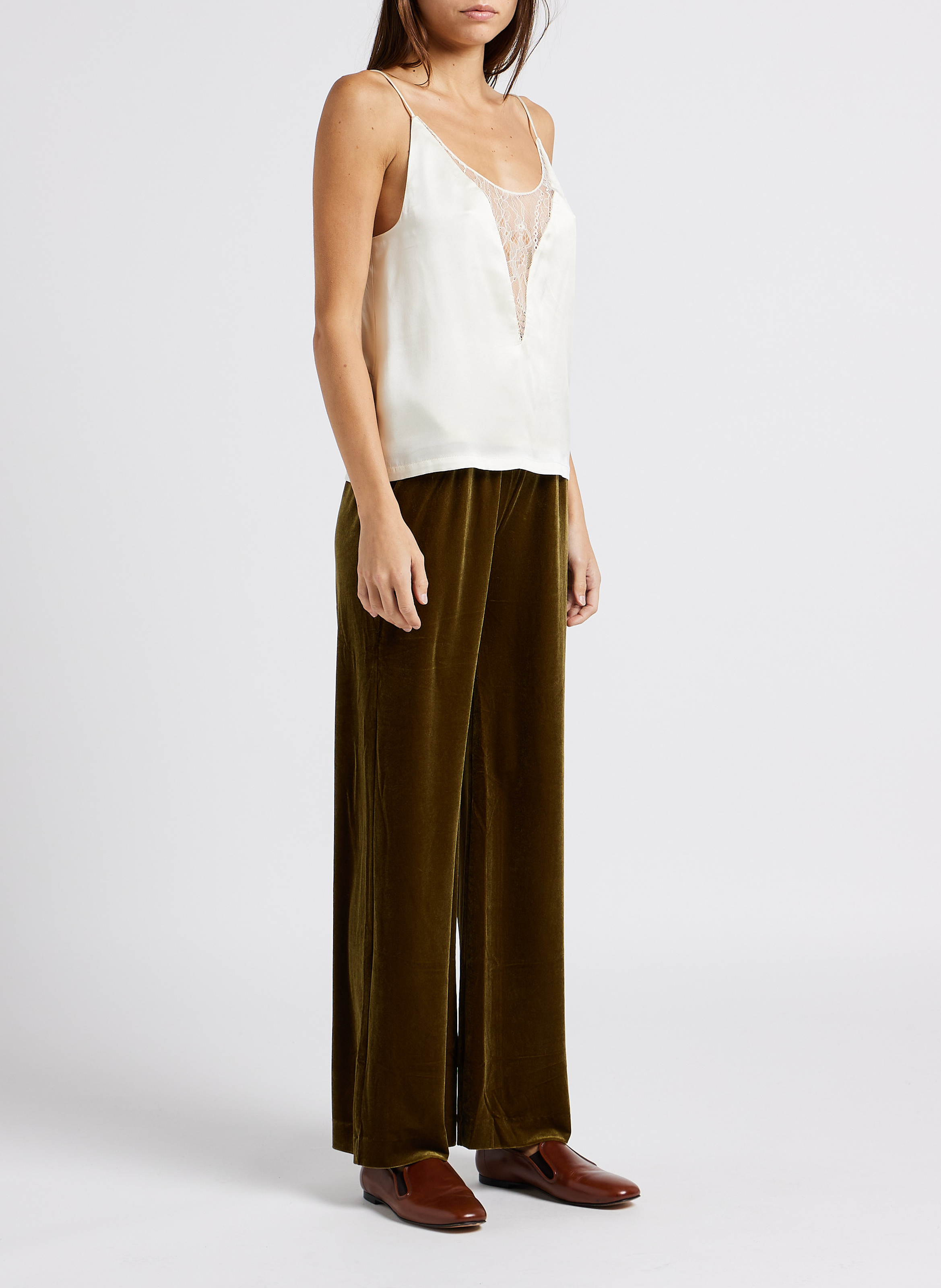 Silk camisole KARMA KOMA White