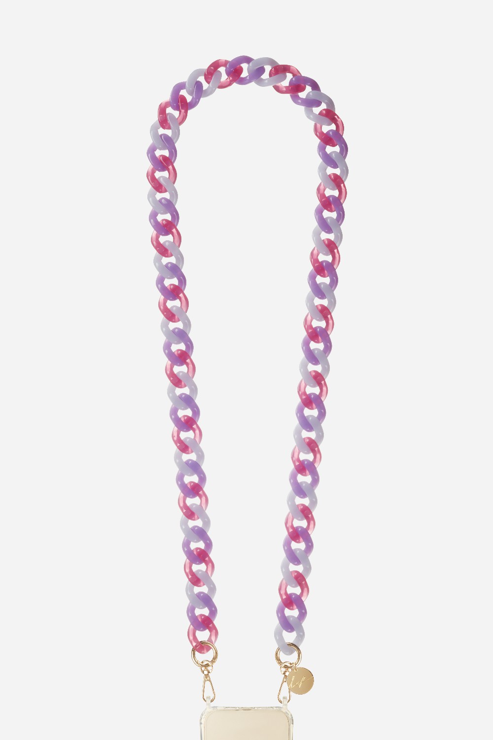 Resin phone chain LA COQUE FRANCAISE Purple