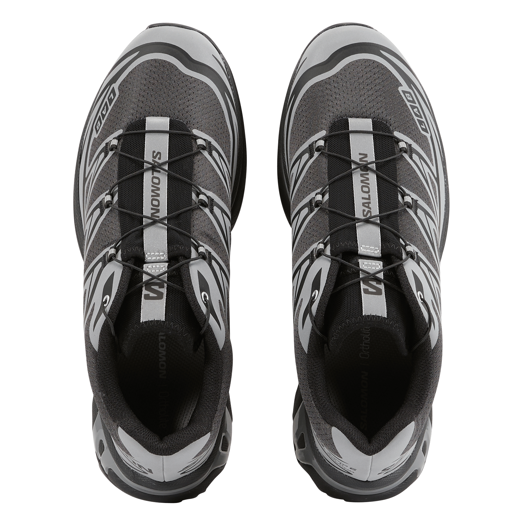 Baskets basses à bout rond SALOMON Noir