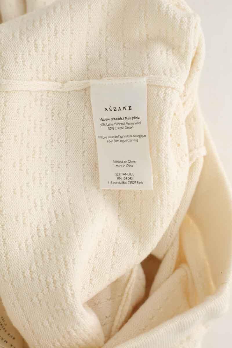 Pantalon large SEZANE - Seconde main Beige