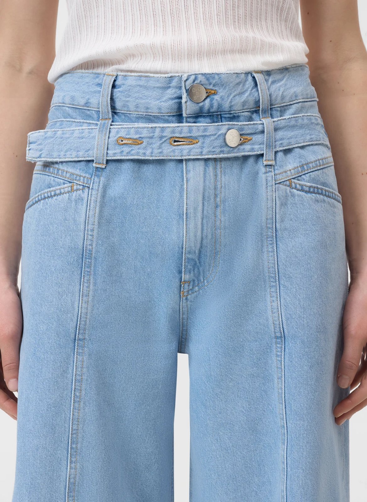 Jean large en coton  CLOSED Bleu