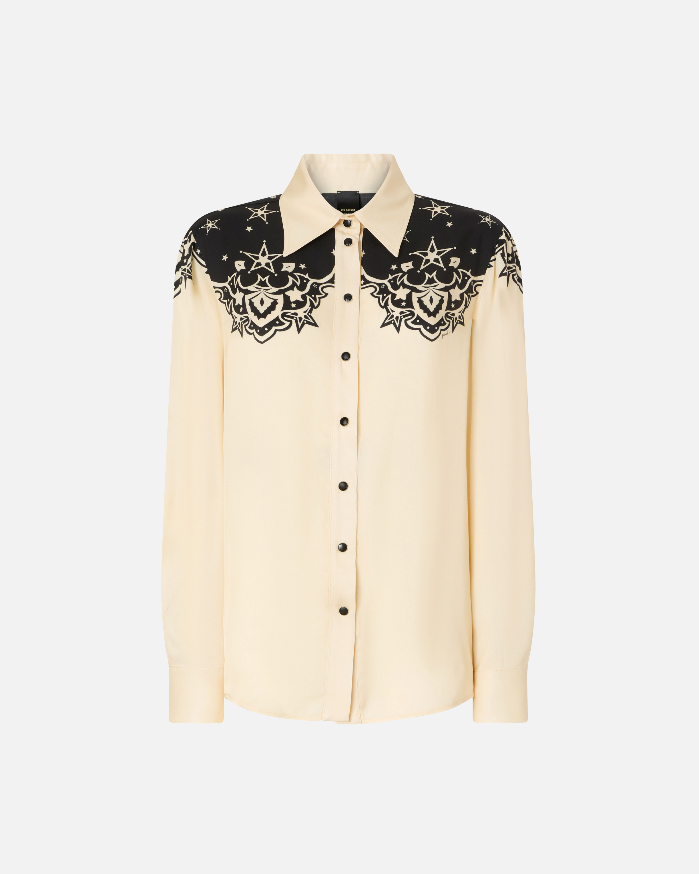 Chemise à imprimé étoiles placée PINKO Multicolore